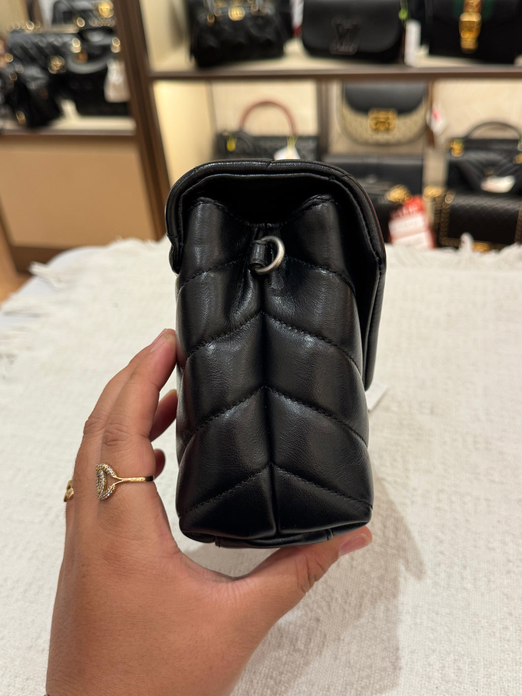 YSL Toy Loulou Black SHW