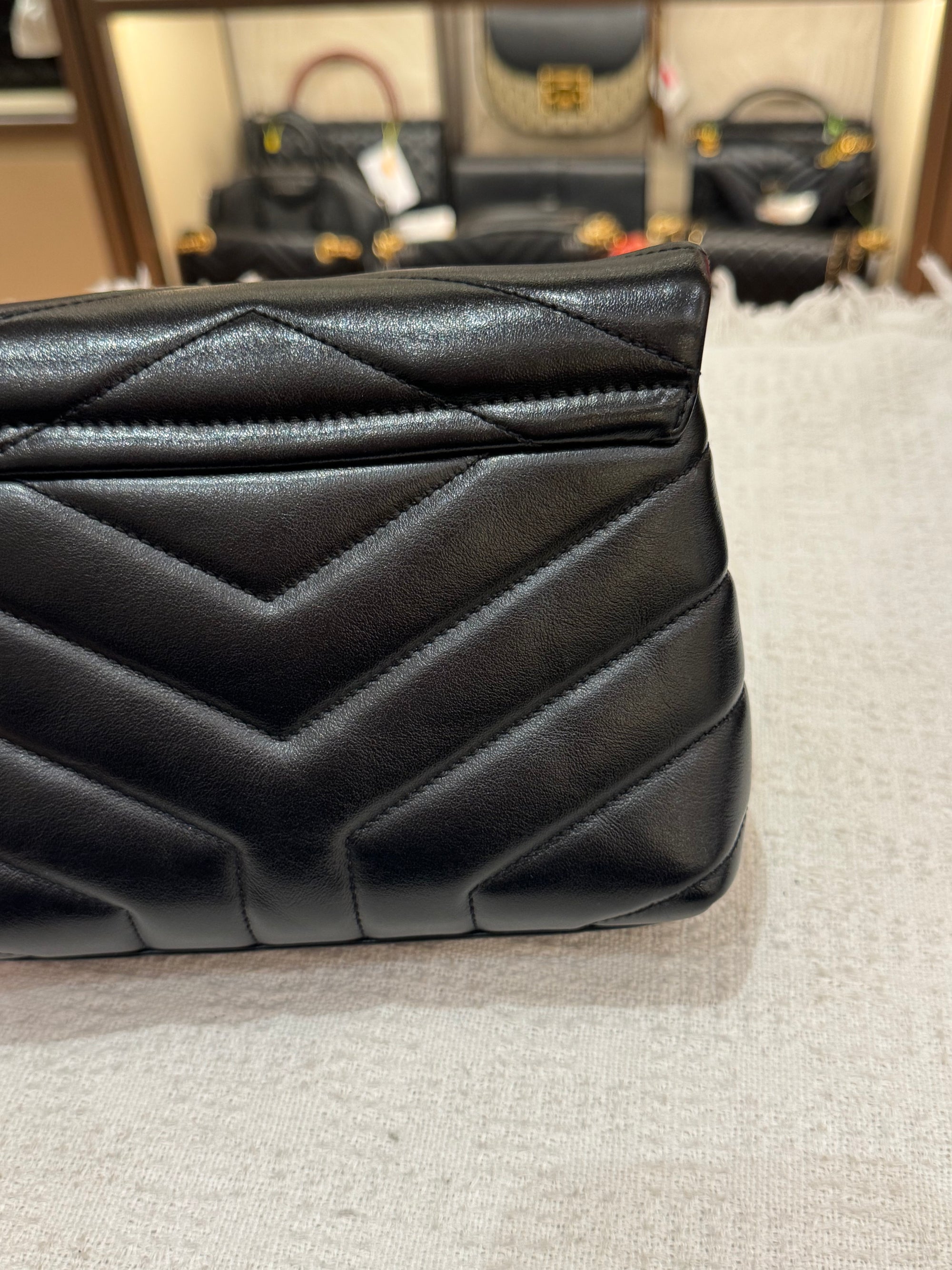YSL Toy Loulou Black SHW