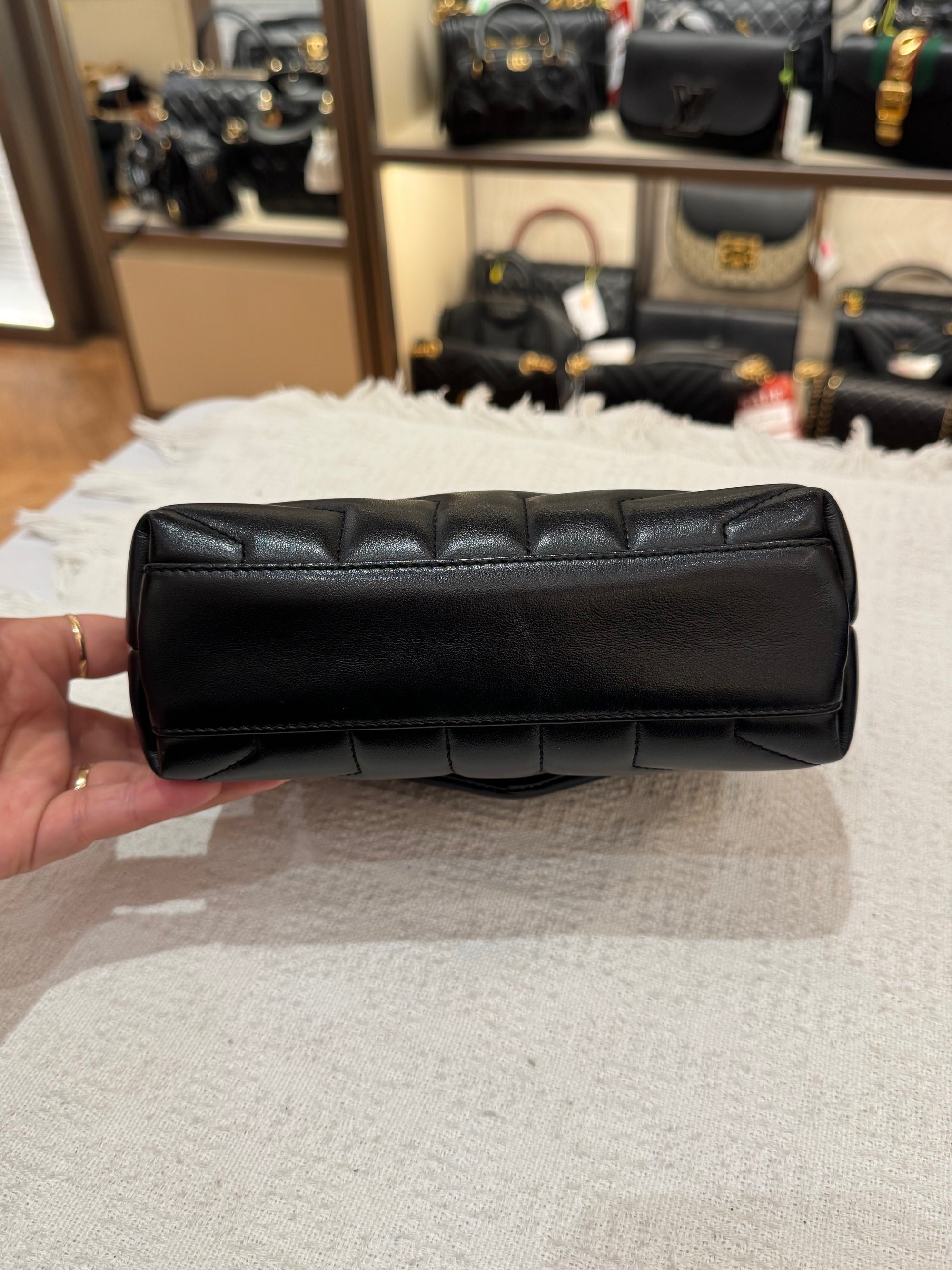 YSL Toy Loulou Black SHW