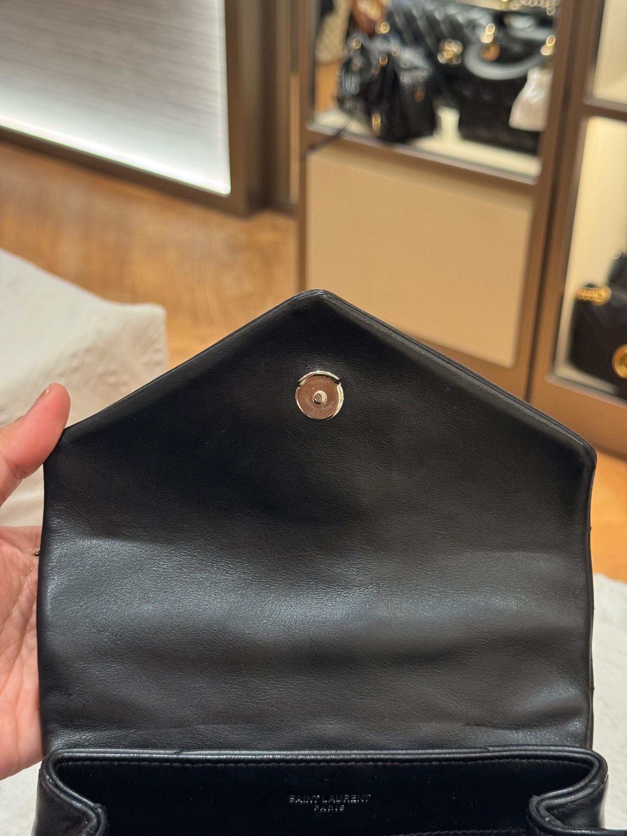 YSL Toy Loulou Black SHW