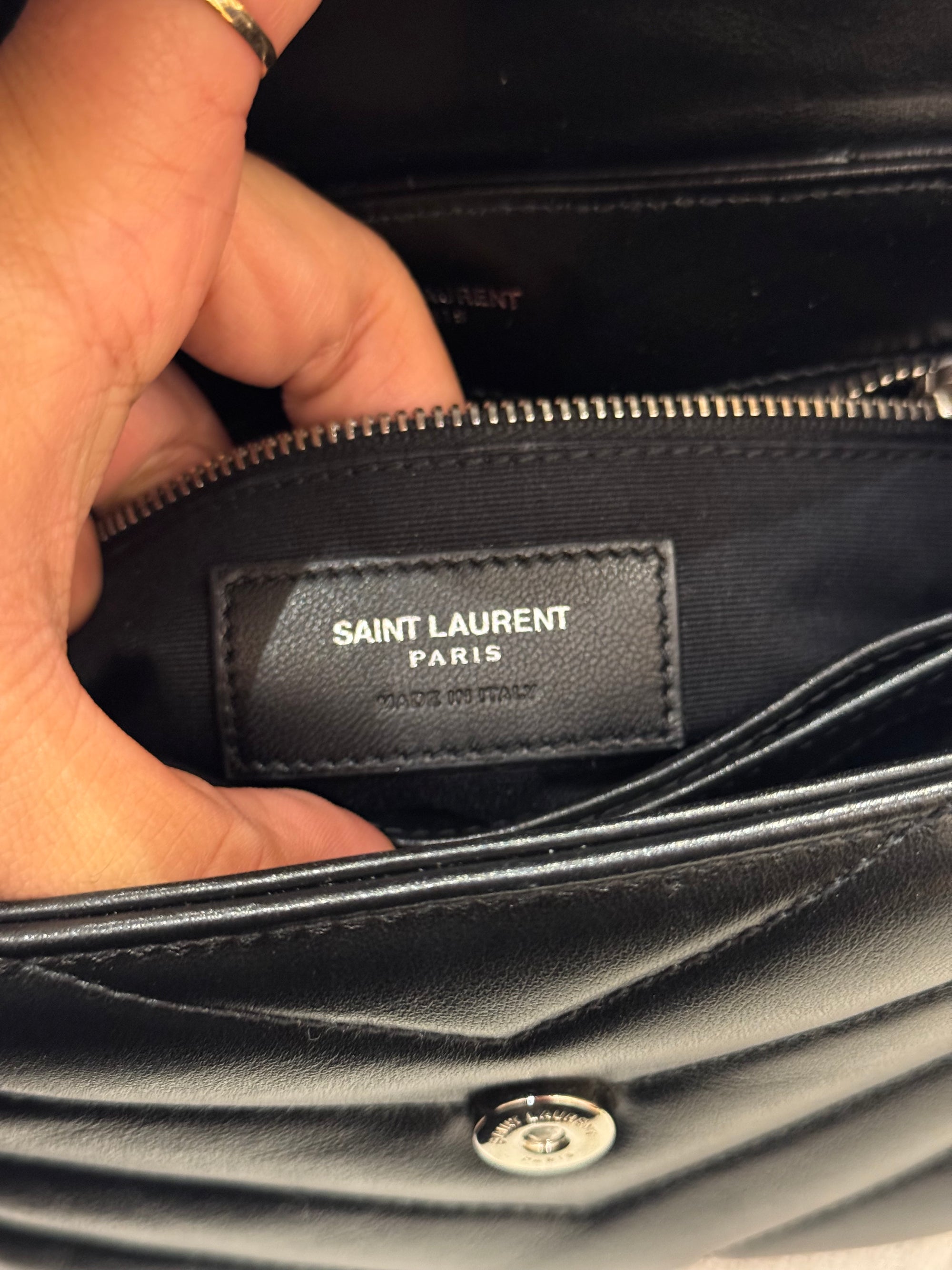 YSL Toy Loulou Black SHW