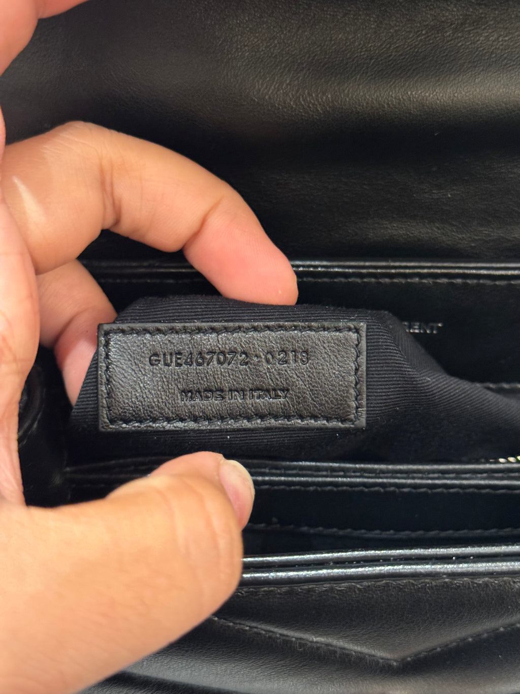 YSL Toy Loulou Black SHW