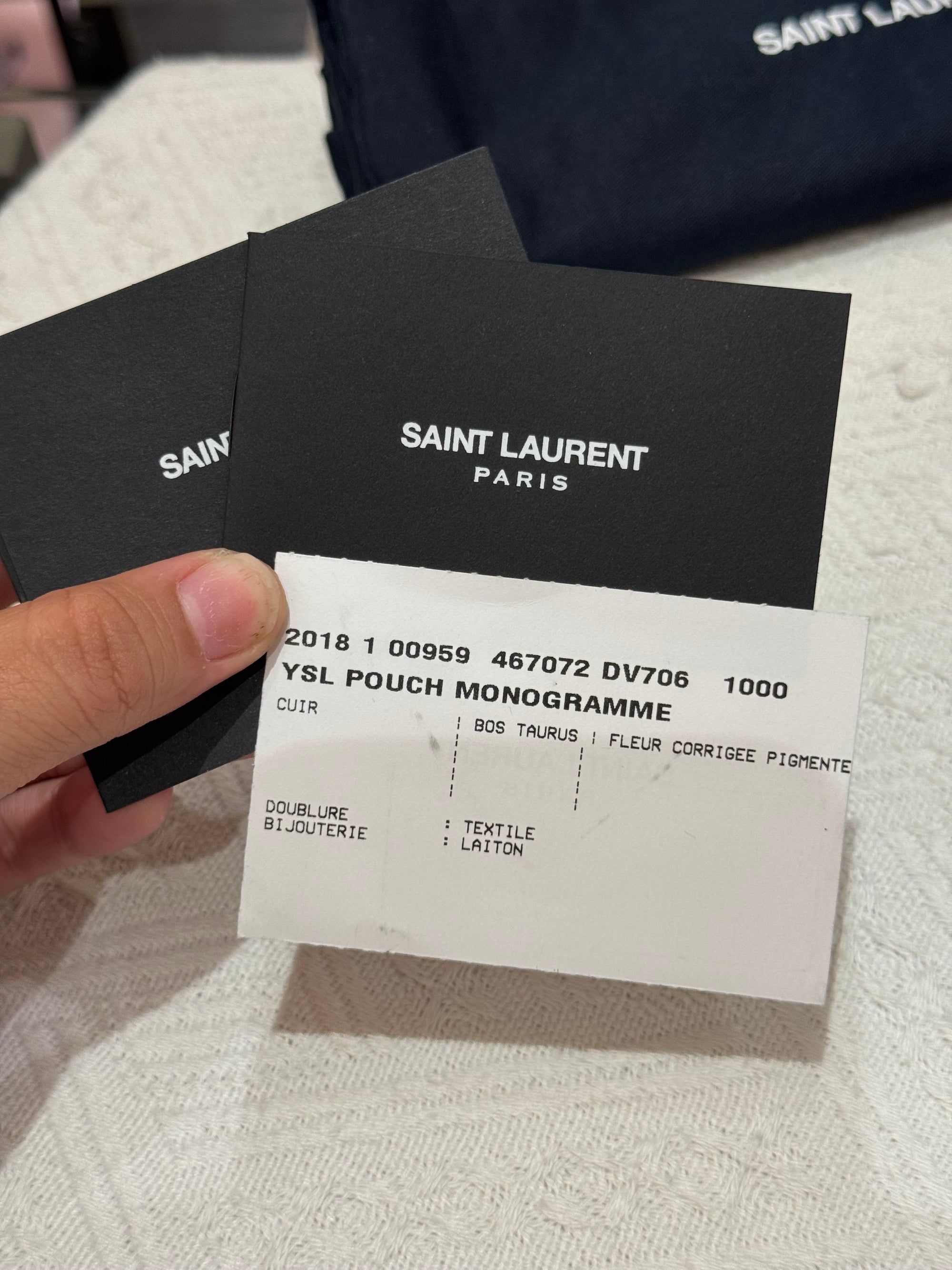 YSL Toy Loulou Black SHW