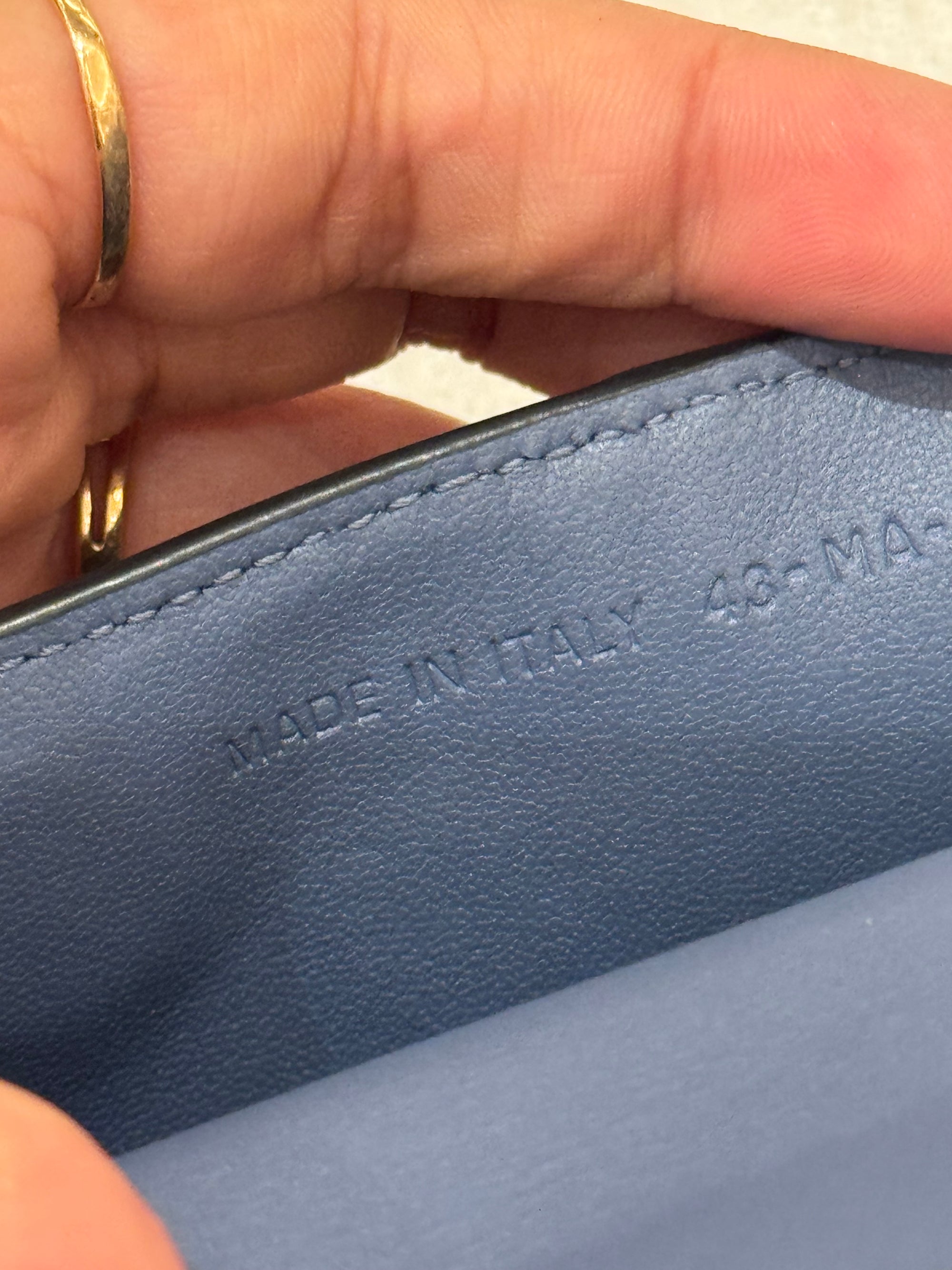 Dior Saddle Mini Wallet Chain