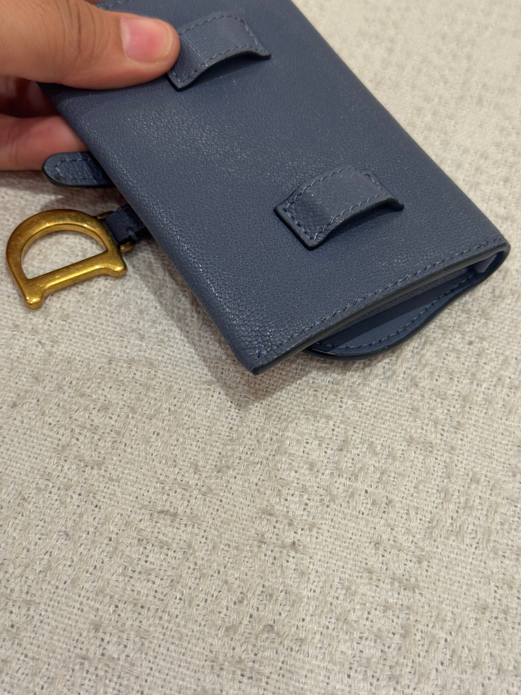 Dior Saddle Mini Wallet Chain