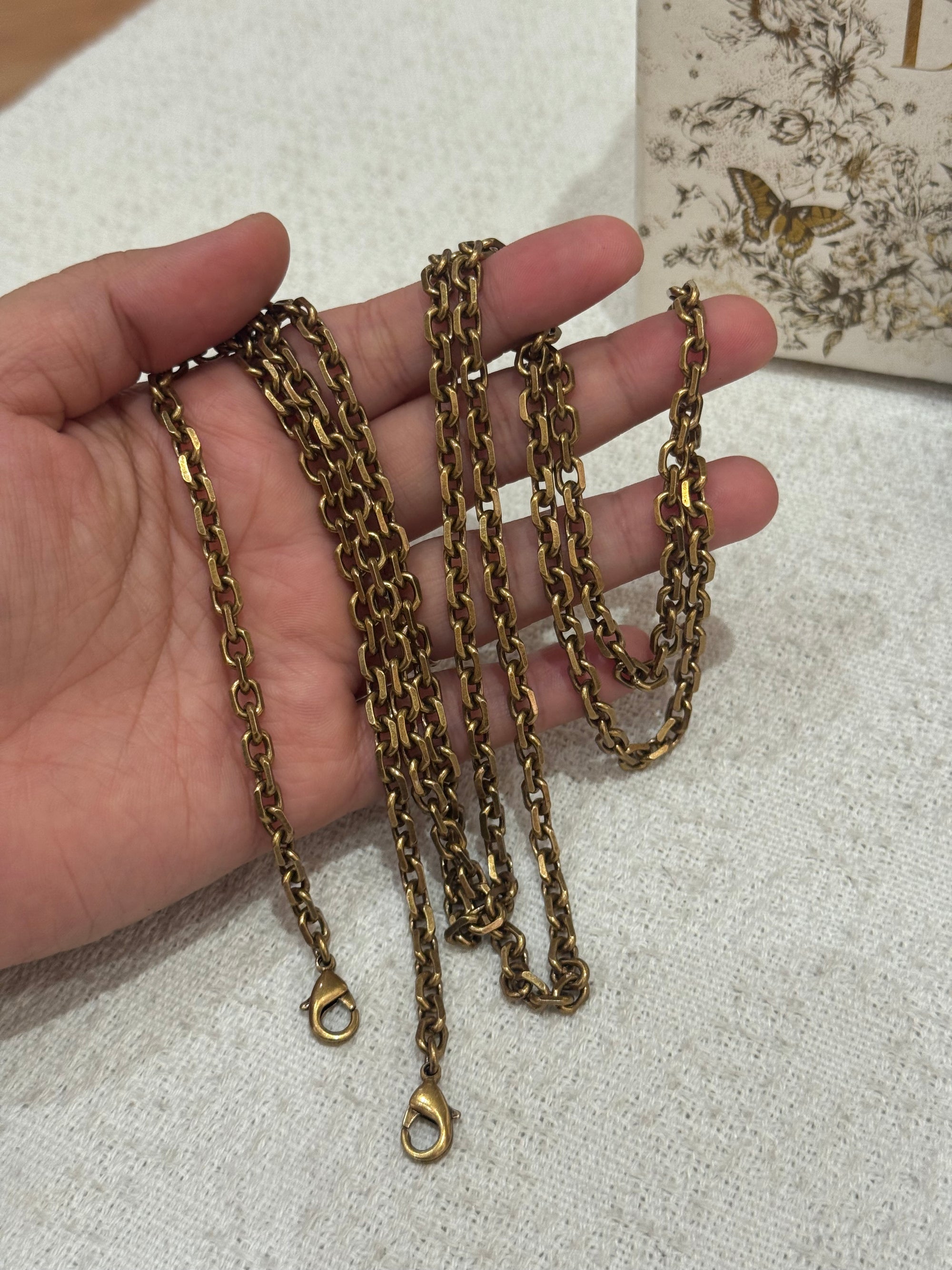 Dior Saddle Mini Wallet Chain