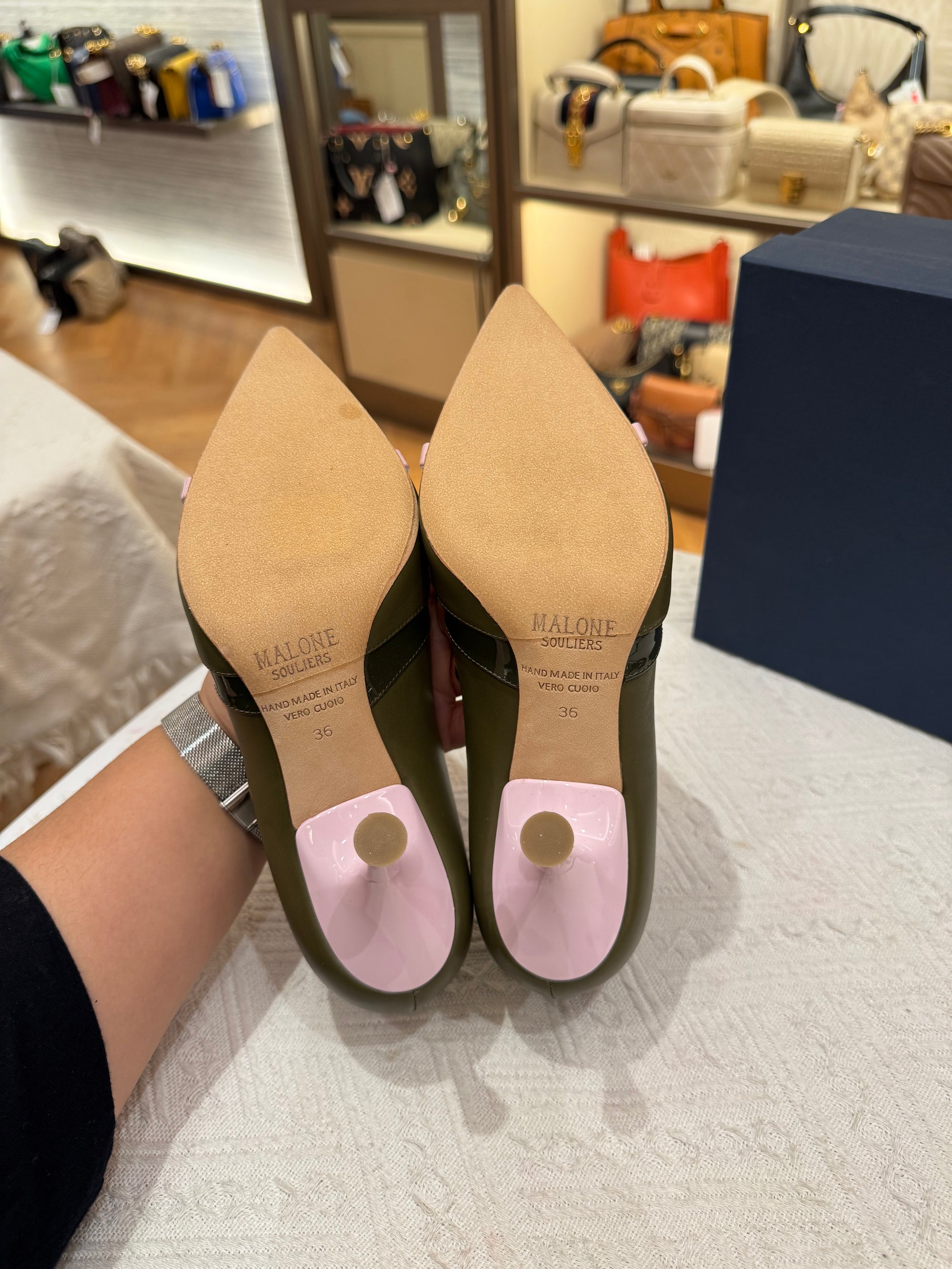 Malone Souliers Heels Army