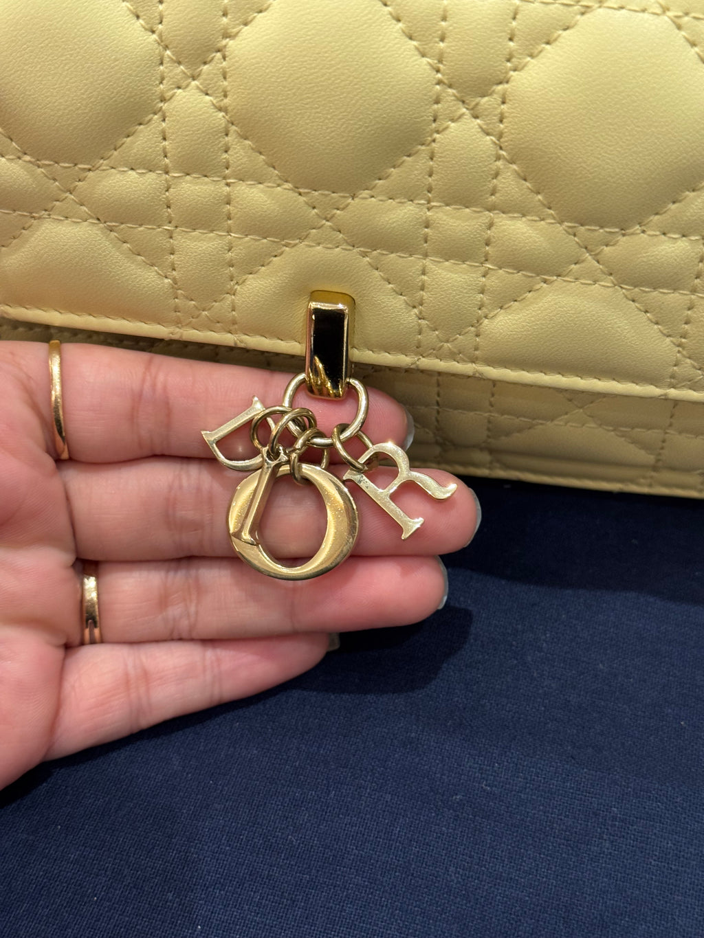 Dior My Dior Daily Chain Pouch Butter Yellow
