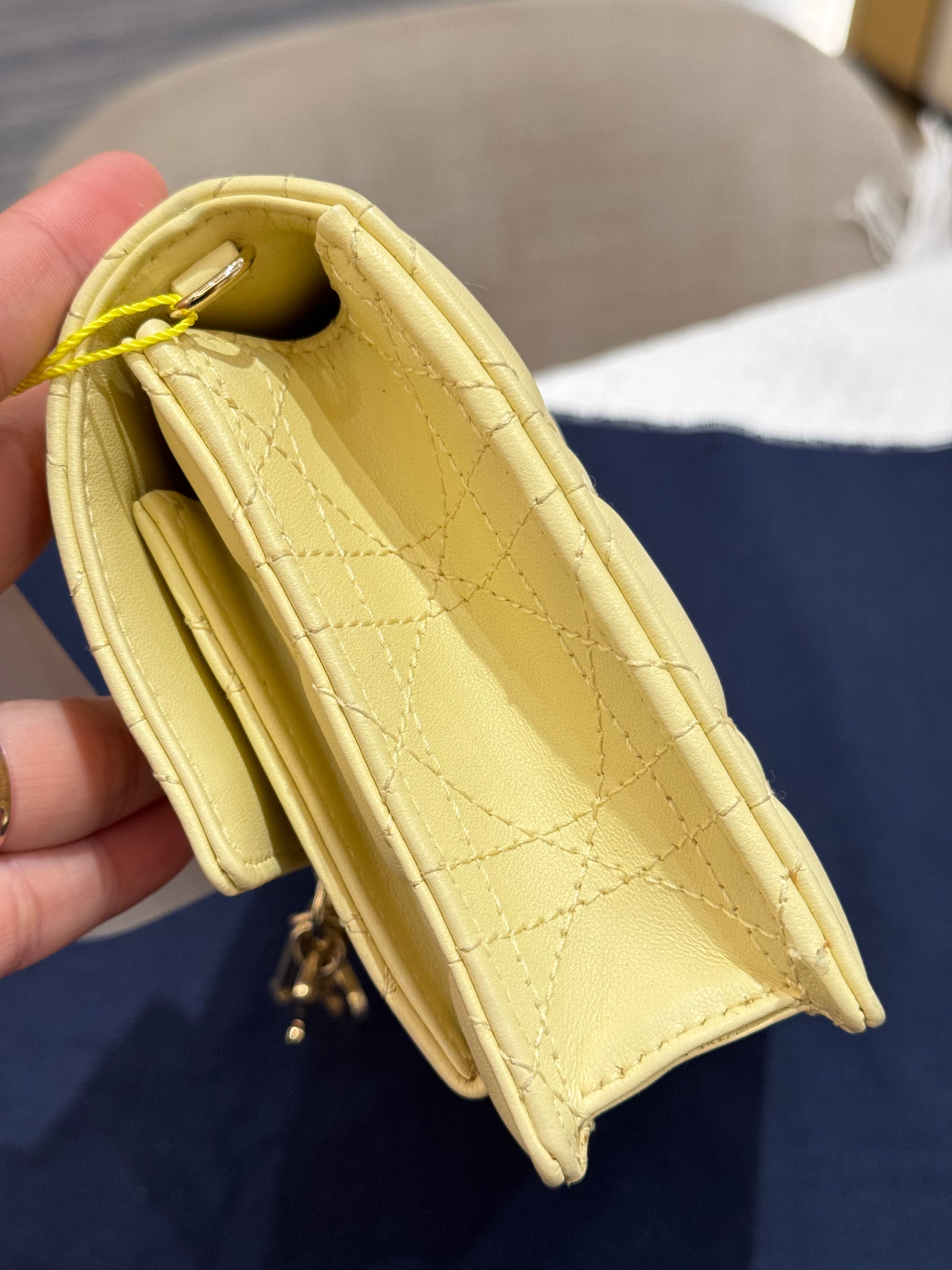 Dior My Dior Daily Chain Pouch Butter Yellow