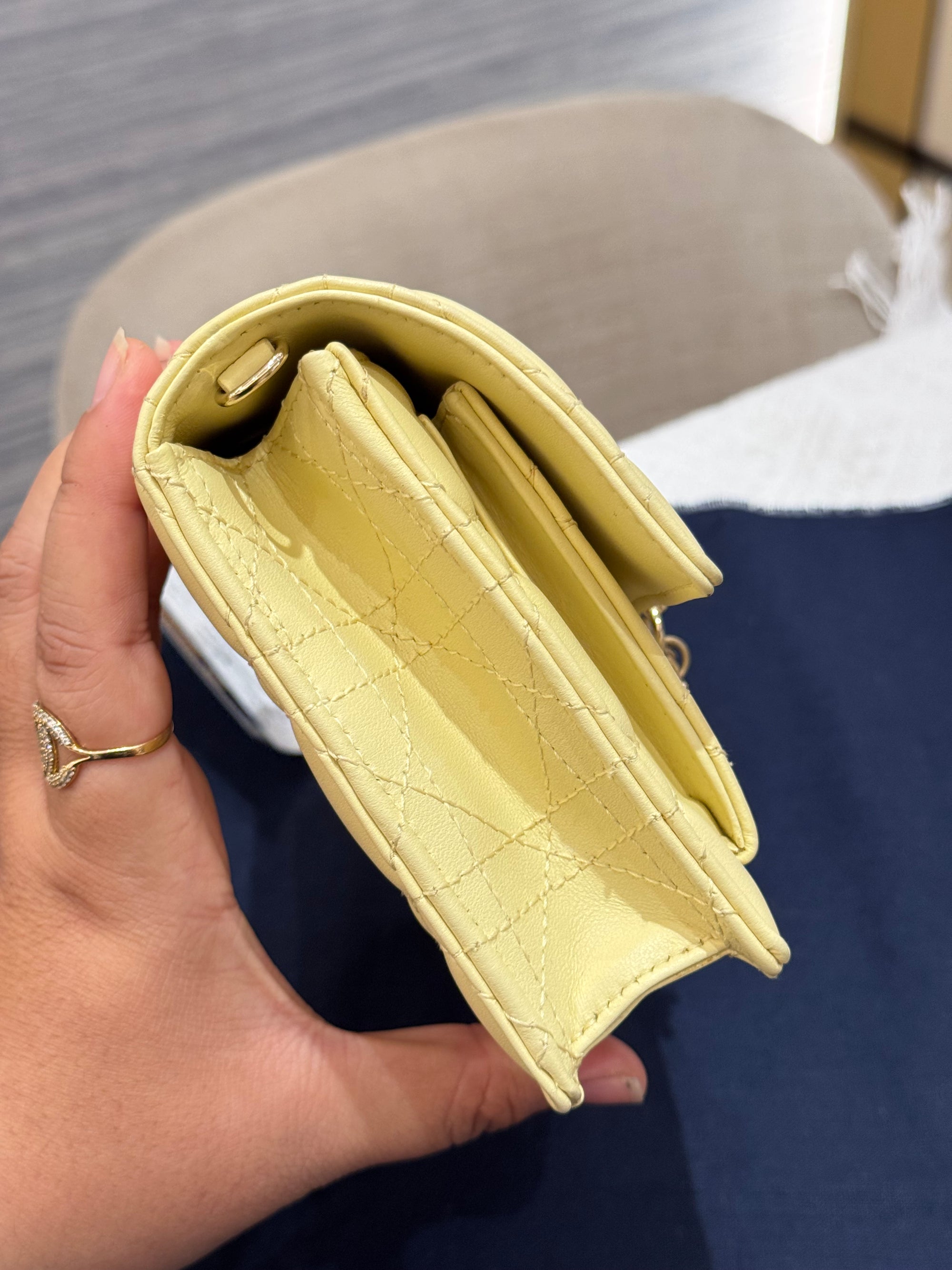 Dior My Dior Daily Chain Pouch Butter Yellow