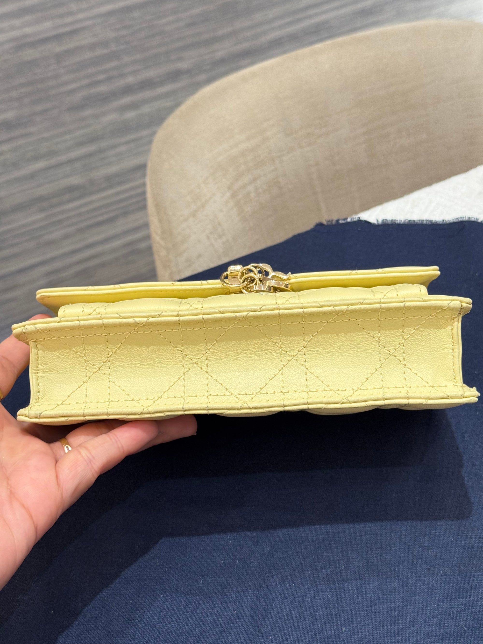 Dior My Dior Daily Chain Pouch Butter Yellow