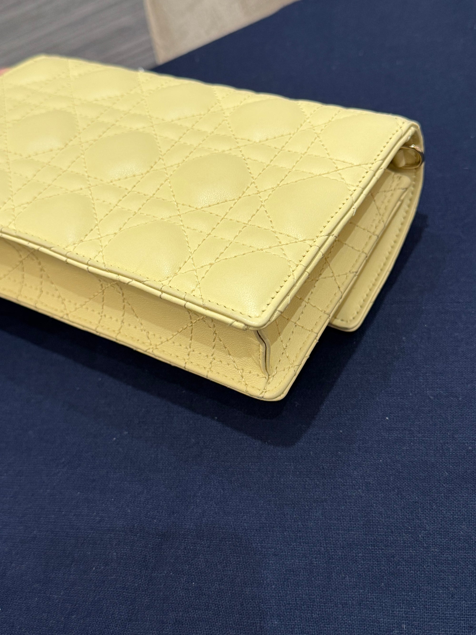 Dior My Dior Daily Chain Pouch Butter Yellow