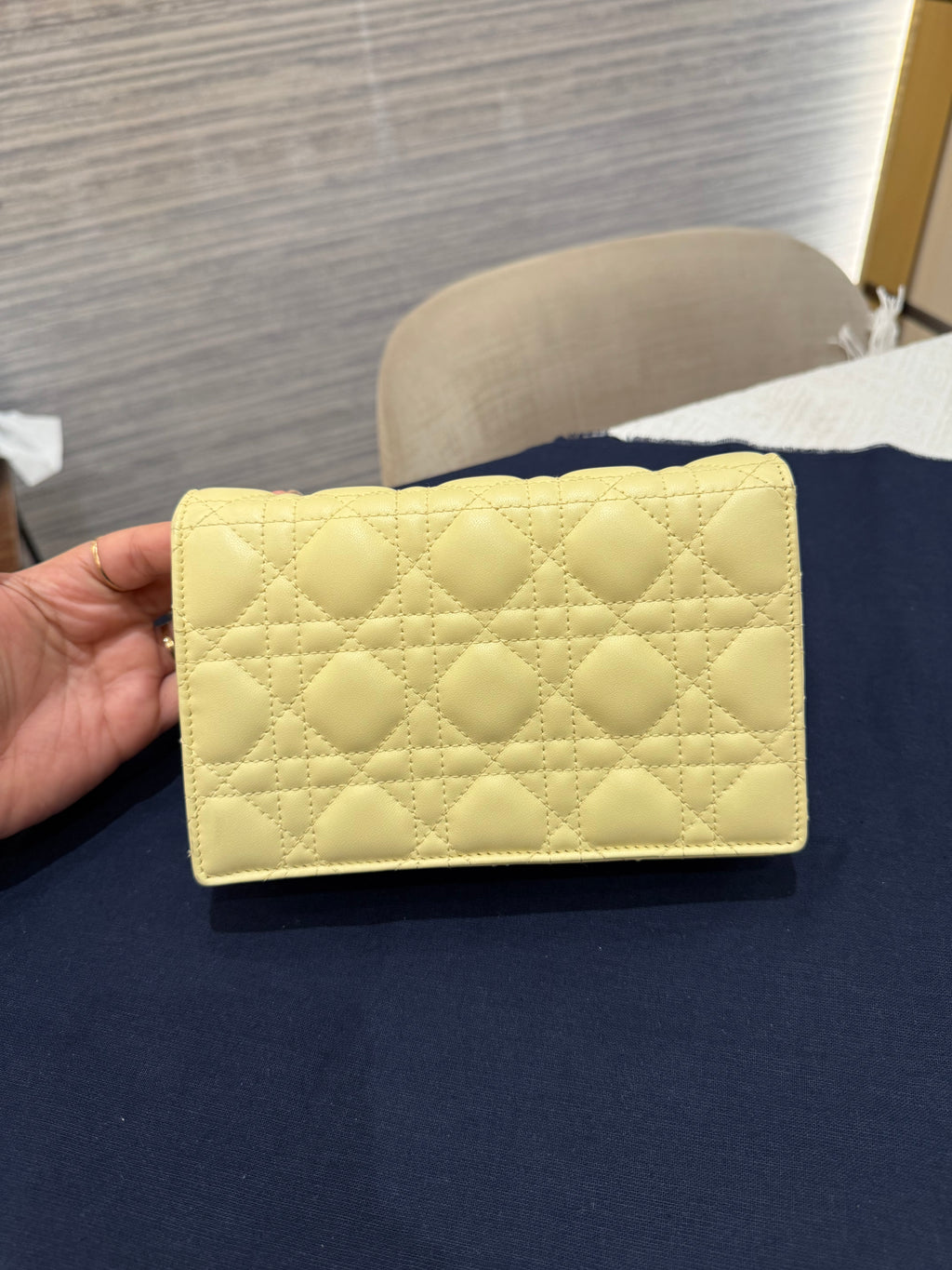 Dior My Dior Daily Chain Pouch Butter Yellow