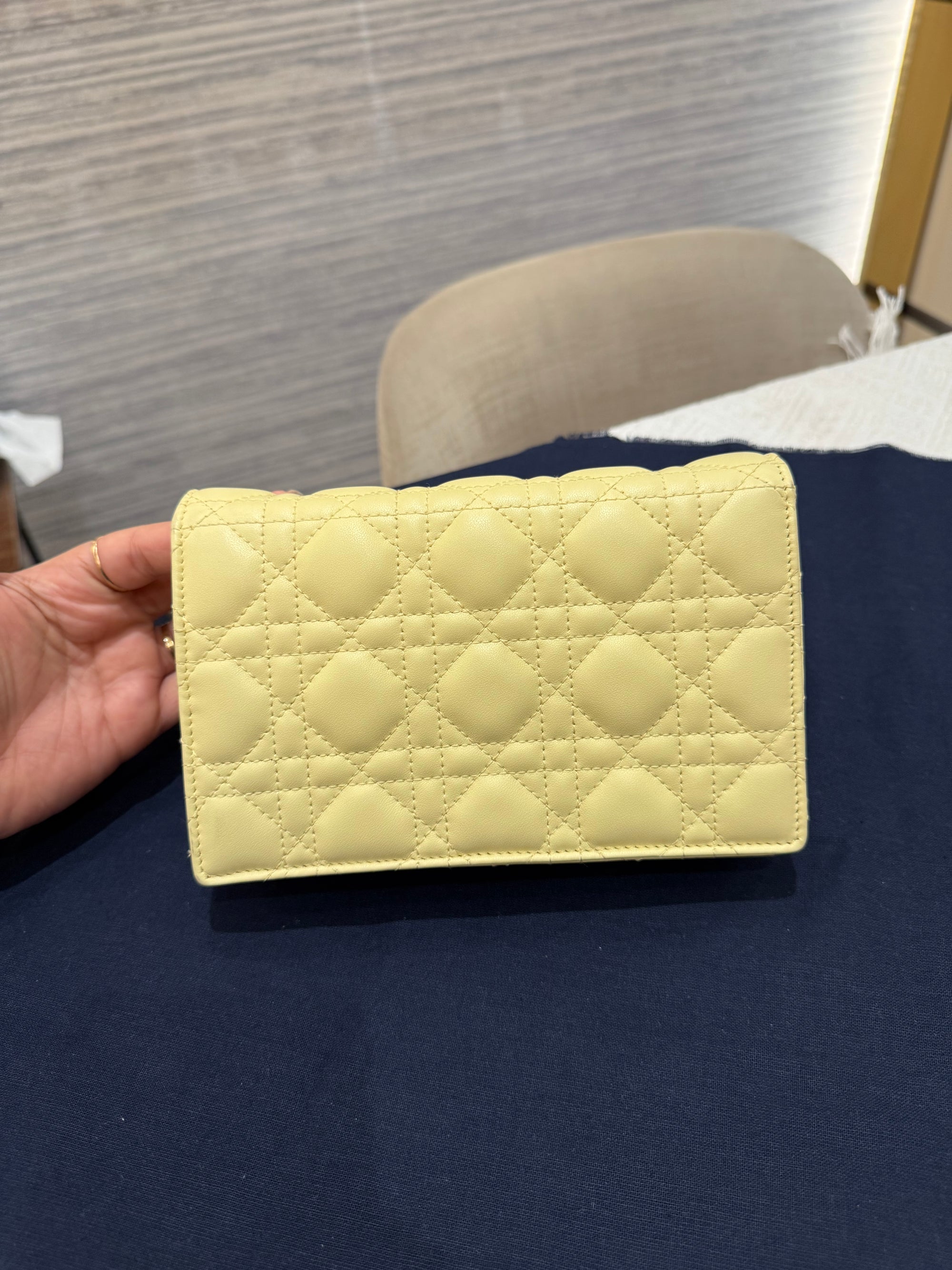 Dior My Dior Daily Chain Pouch Butter Yellow