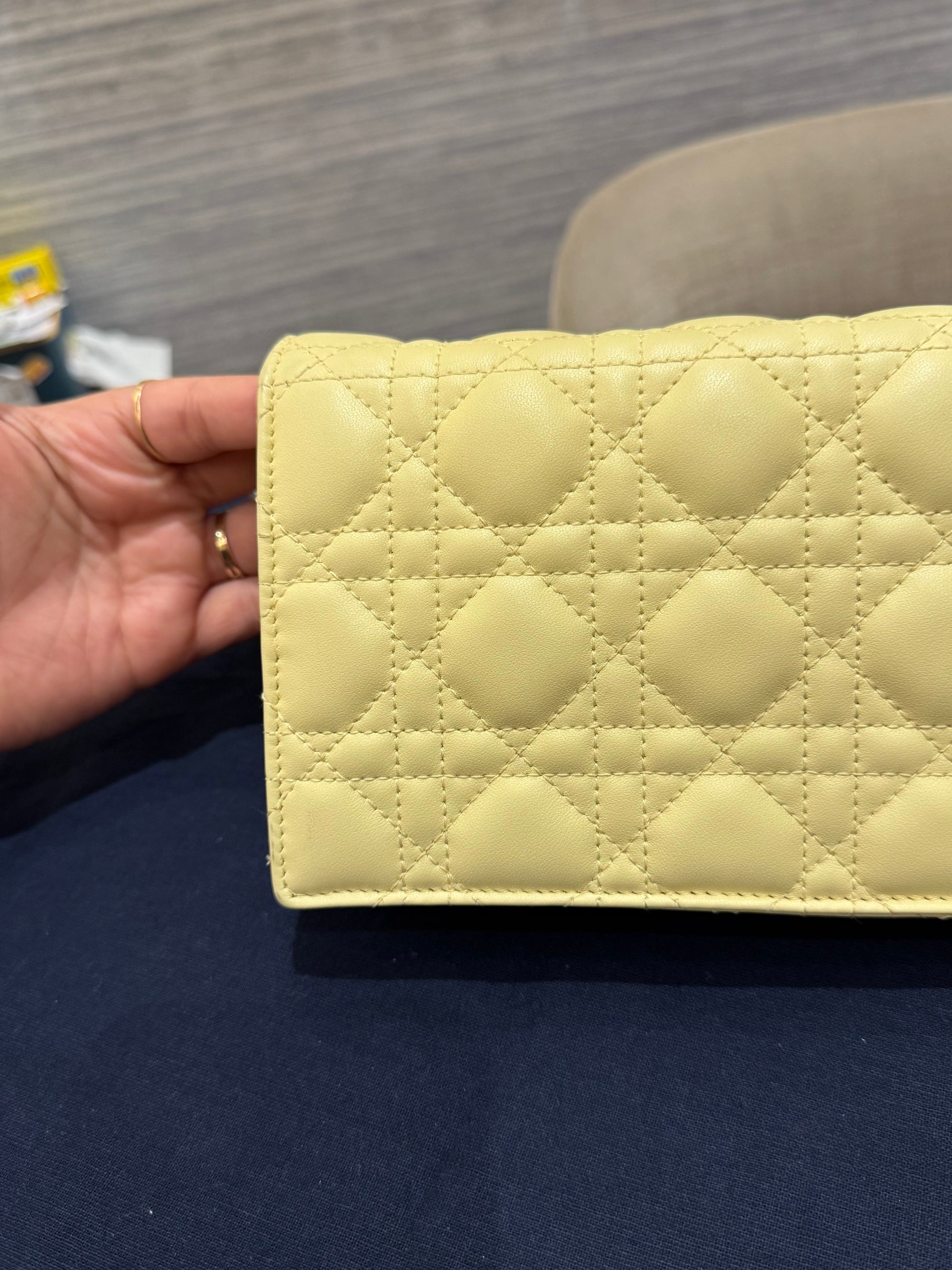 Dior My Dior Daily Chain Pouch Butter Yellow