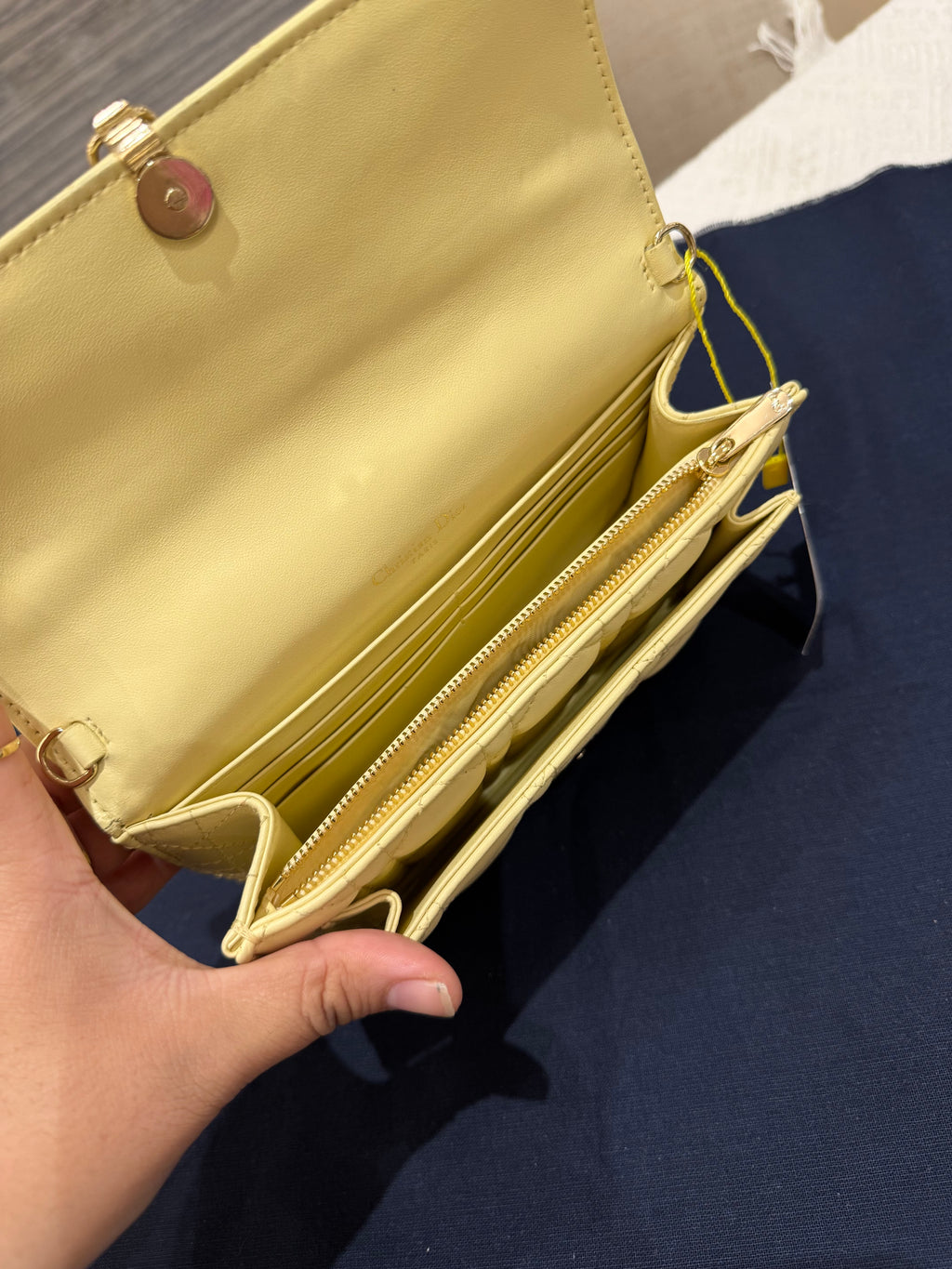 Dior My Dior Daily Chain Pouch Butter Yellow