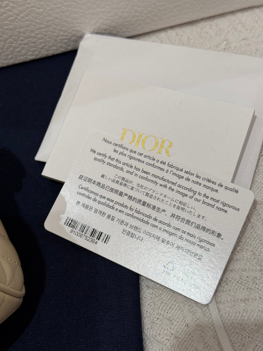 Dior Groove Macrocannage