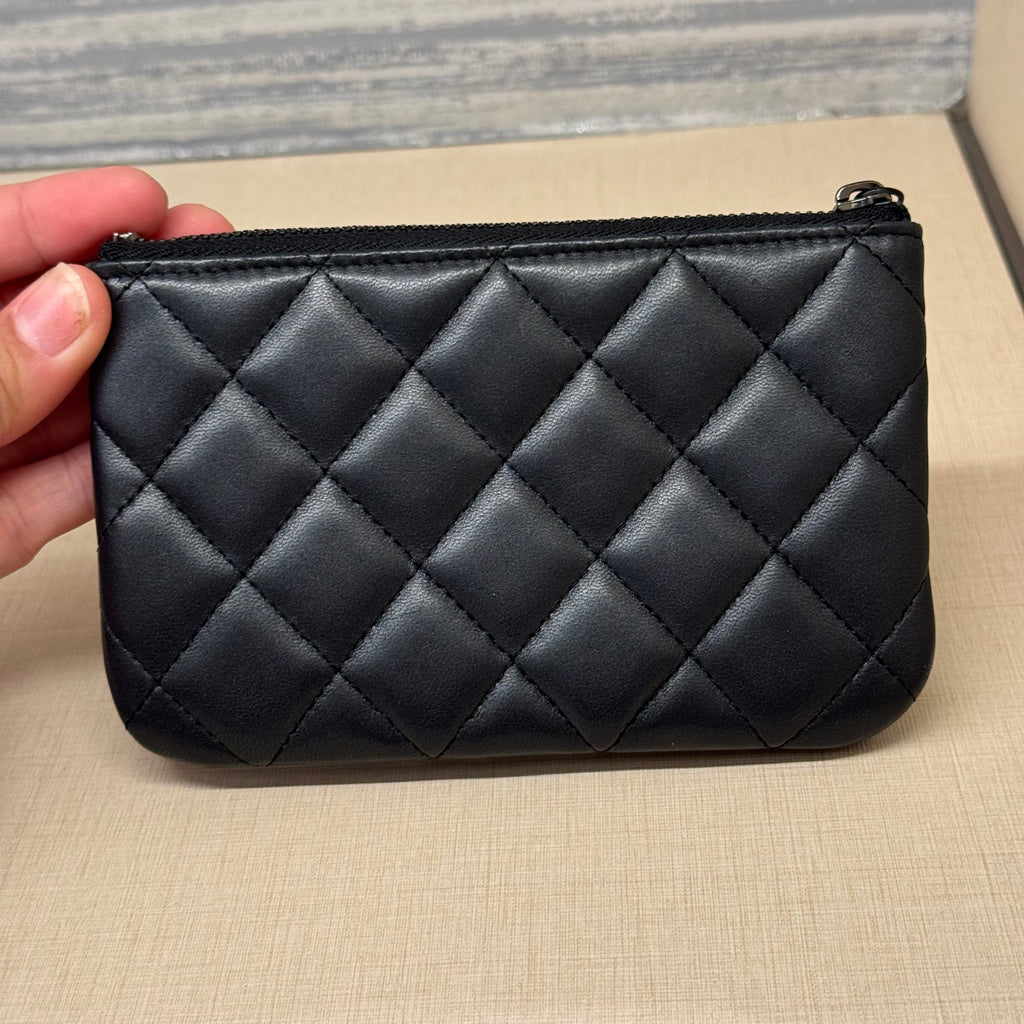 Chanel O Case Mini So Black