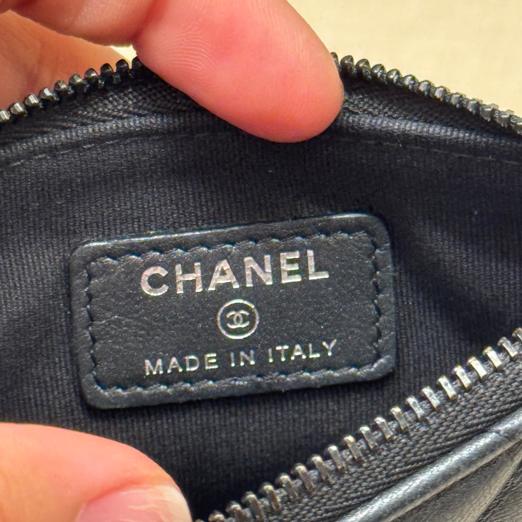 Chanel O Case Mini So Black