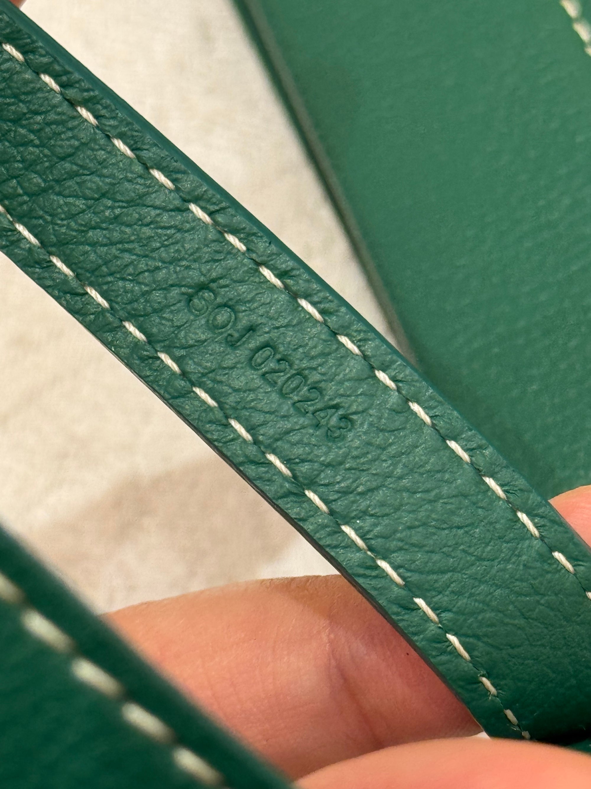 Goyard Conti Pouch Green