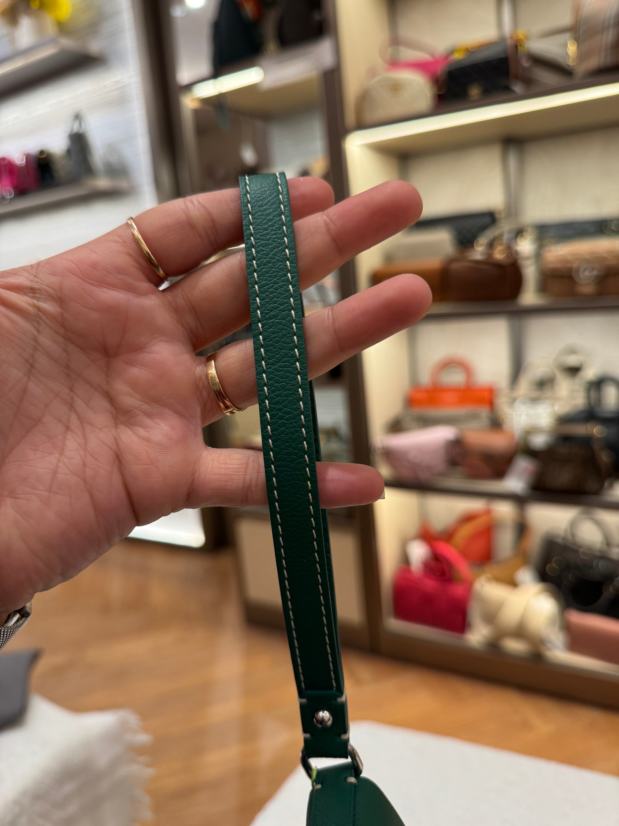 Goyard Conti Pouch Green