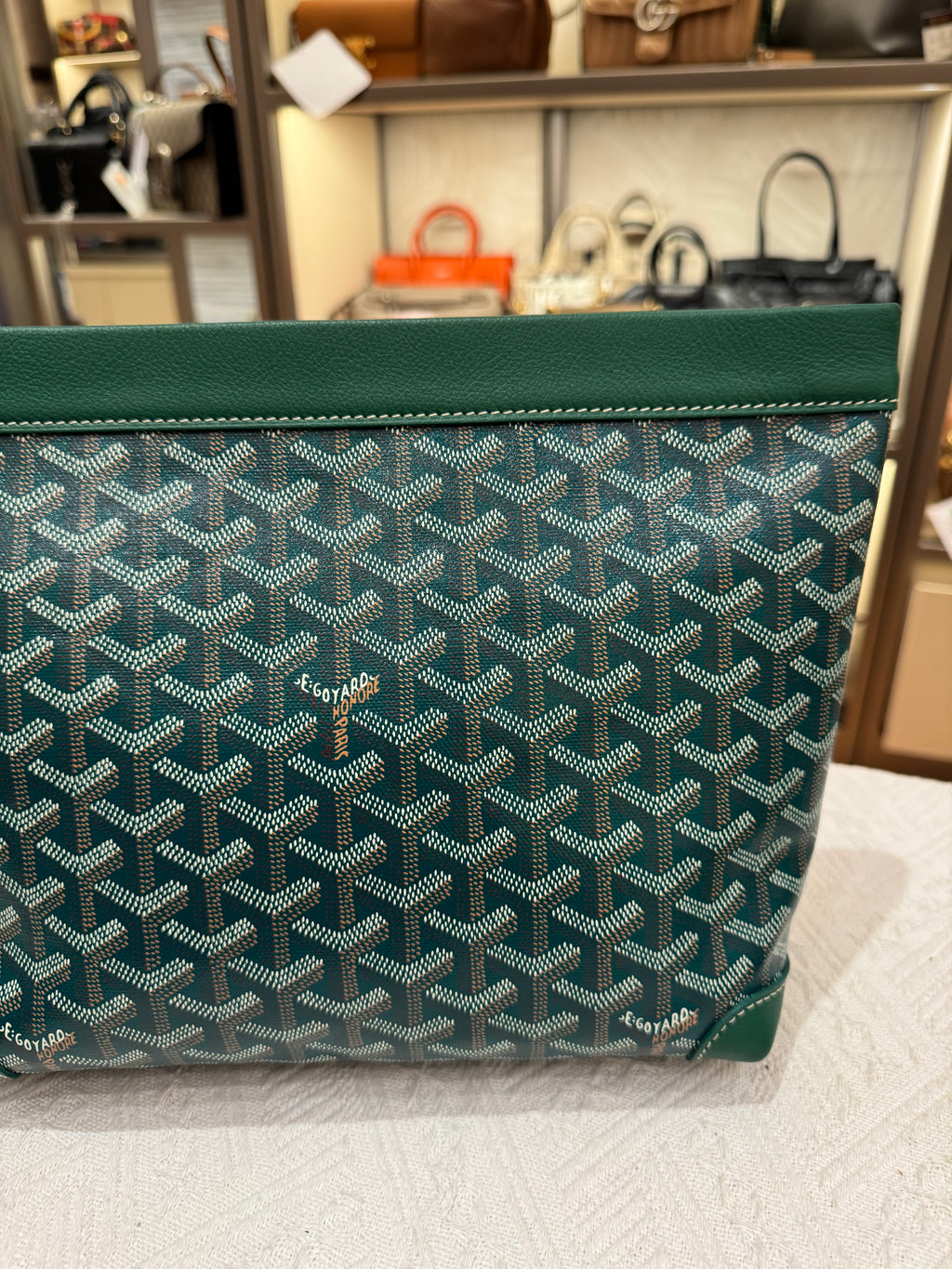Goyard Conti Pouch Green