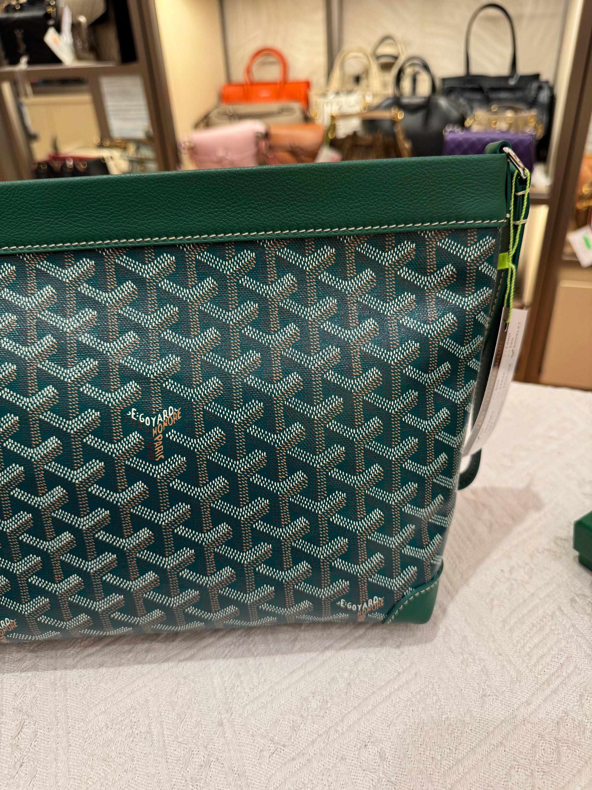 Goyard Conti Pouch Green