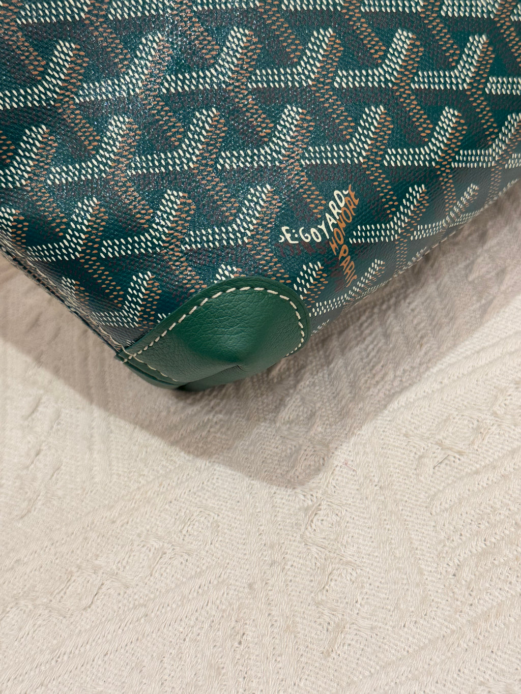 Goyard Conti Pouch Green