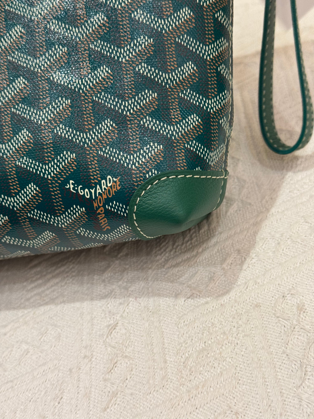 Goyard Conti Pouch Green