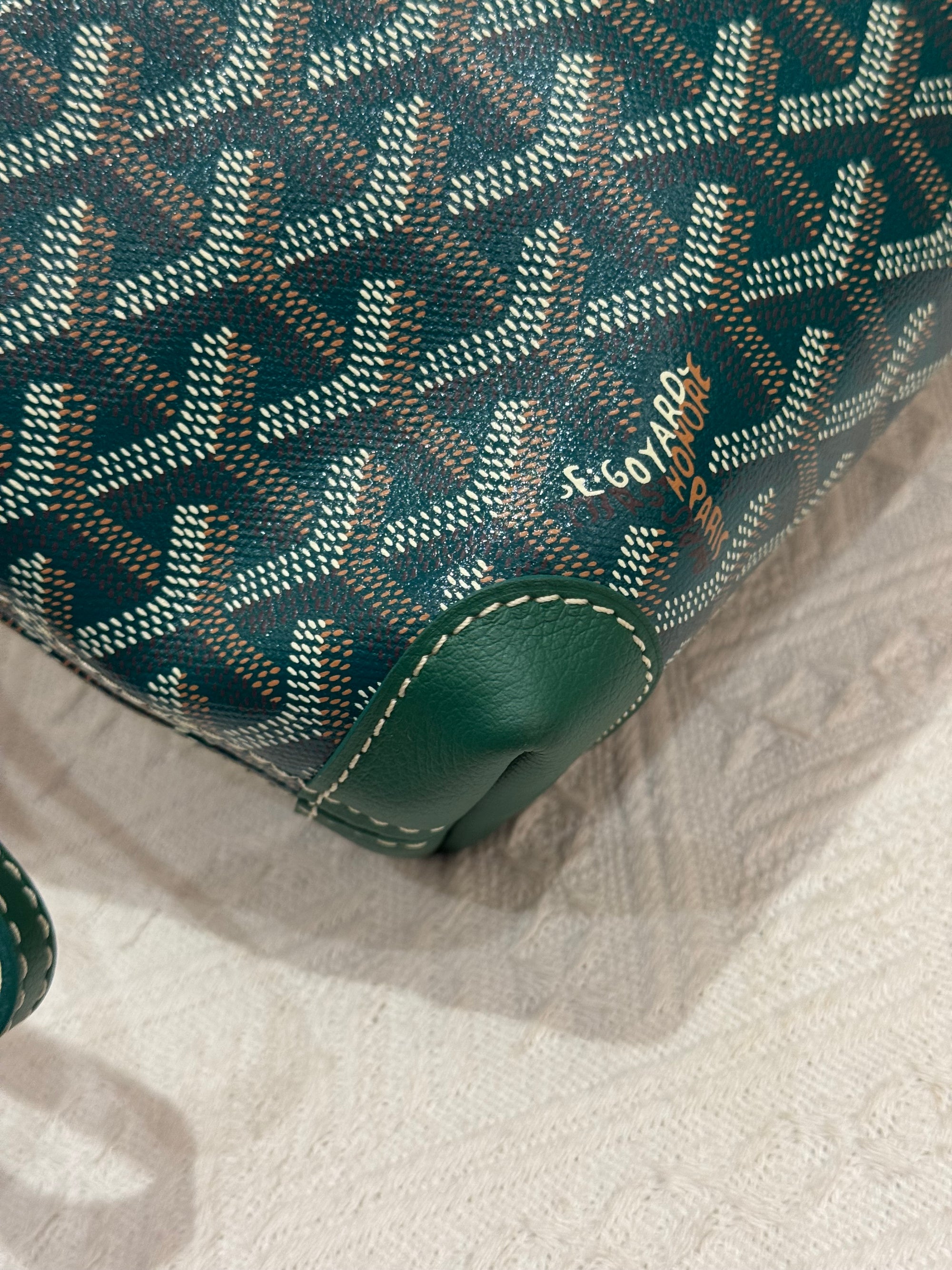 Goyard Conti Pouch Green