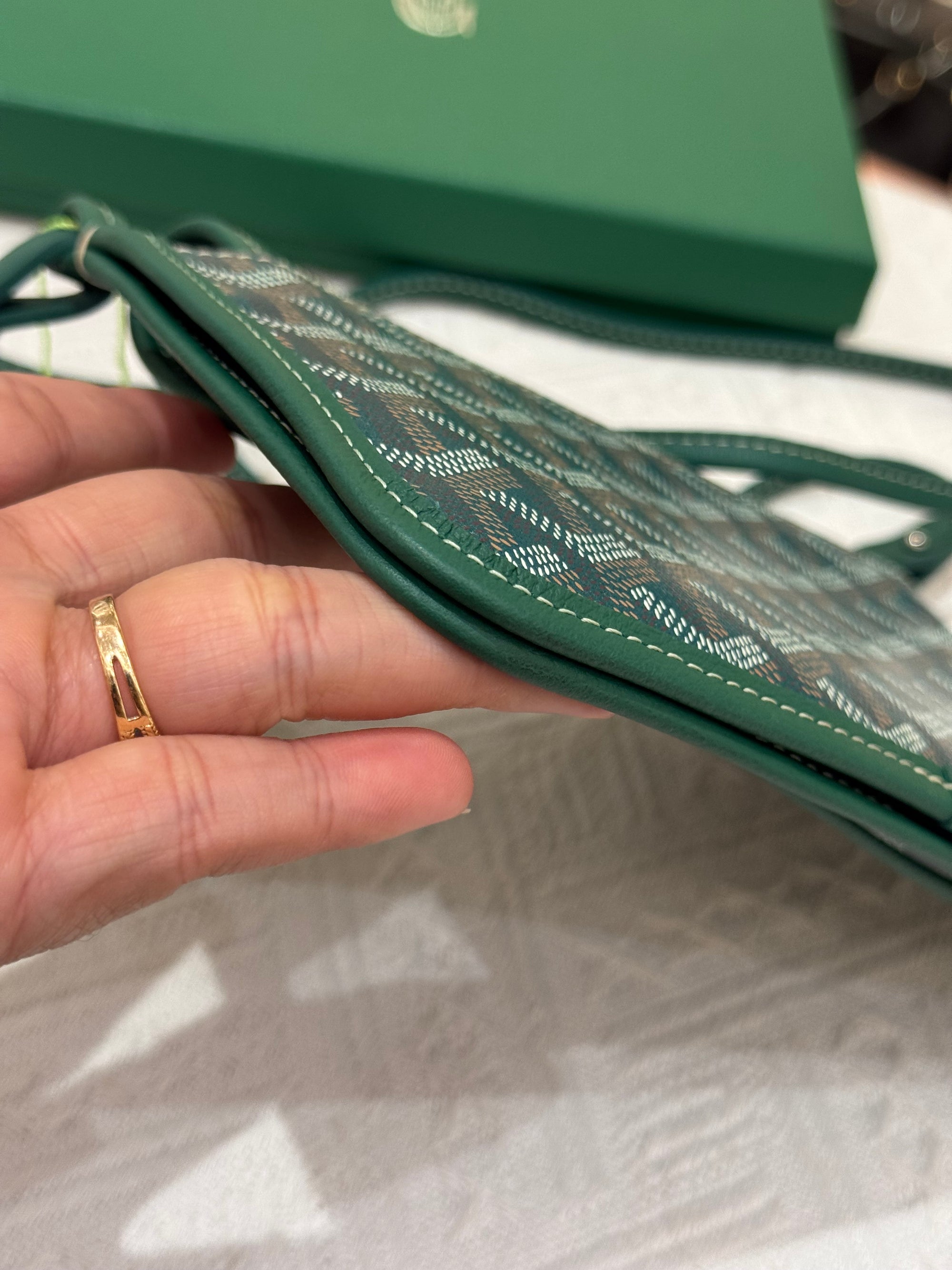 Goyard Plumet Crossbody Green