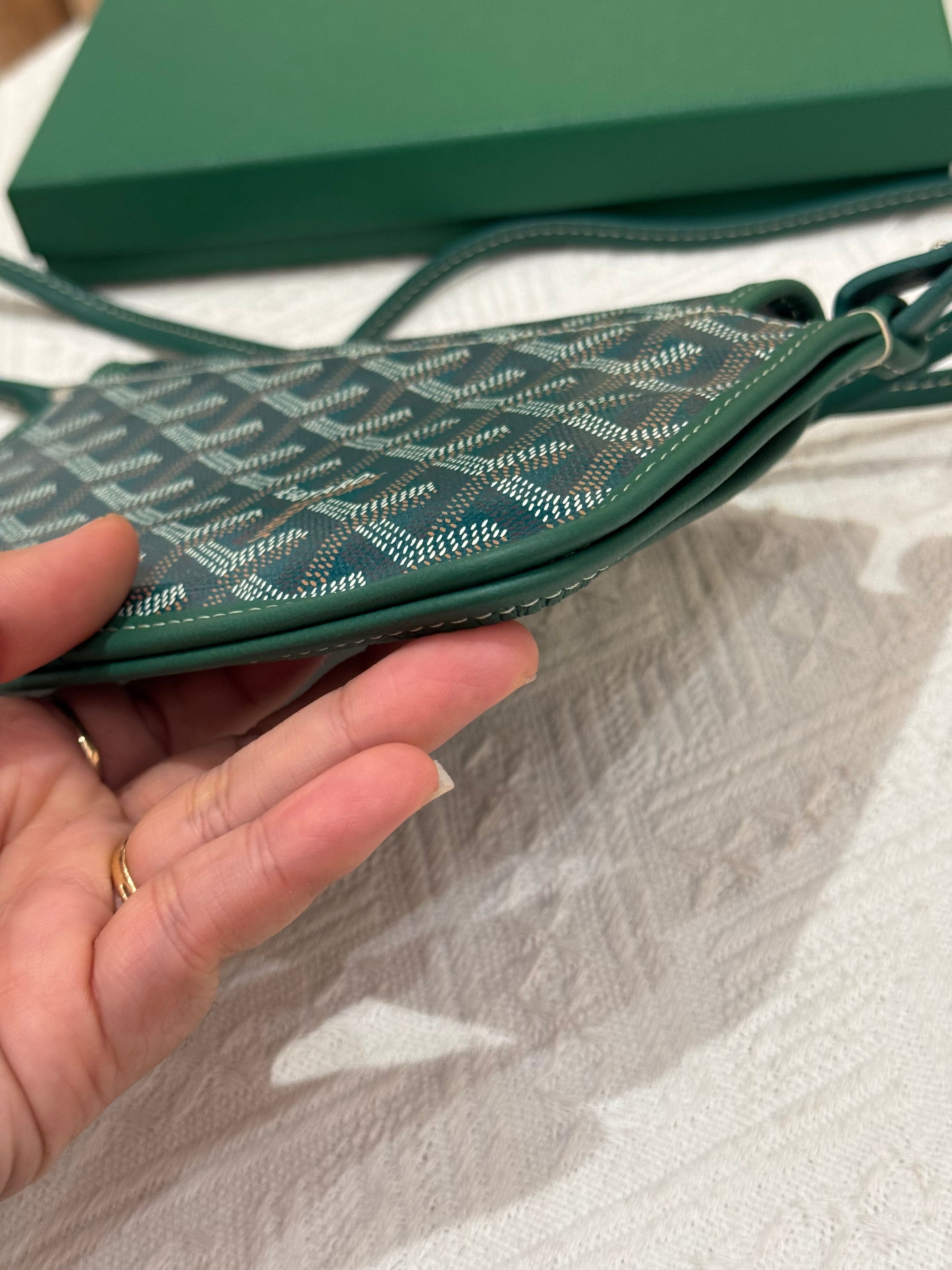 Goyard Plumet Crossbody Green