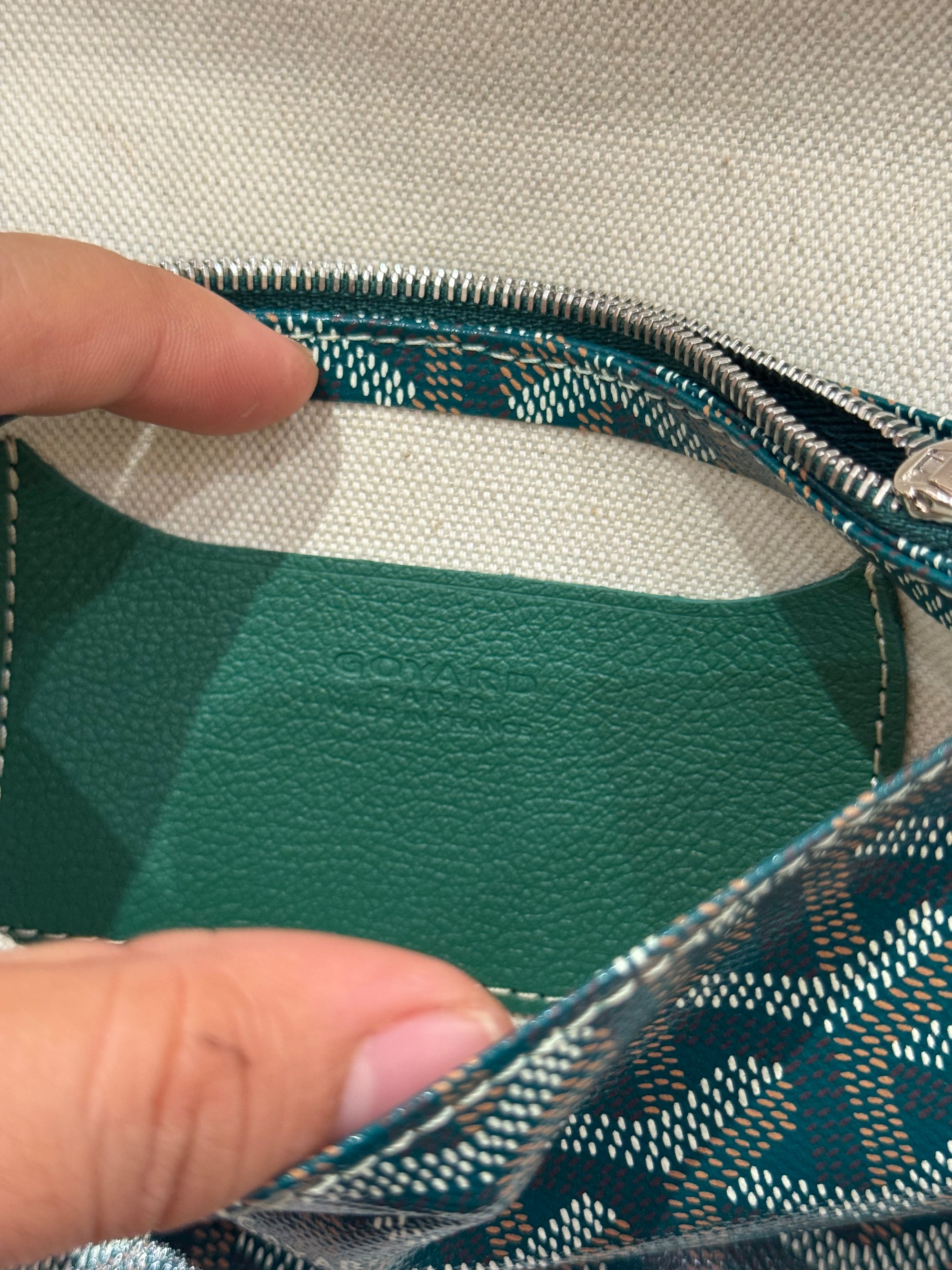 Goyard Plumet Crossbody Green