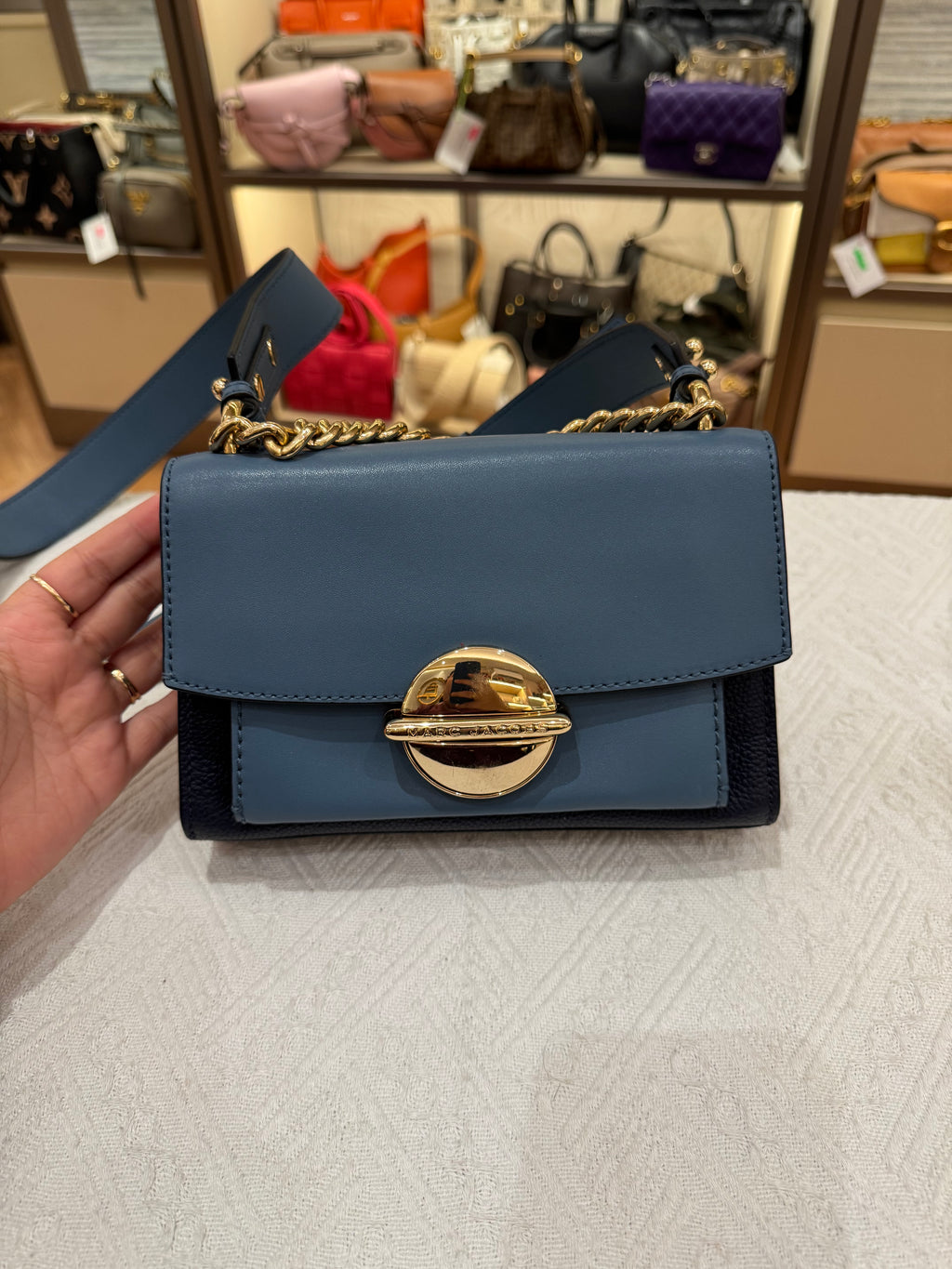 Marc Jacob The Tuck Look Blue