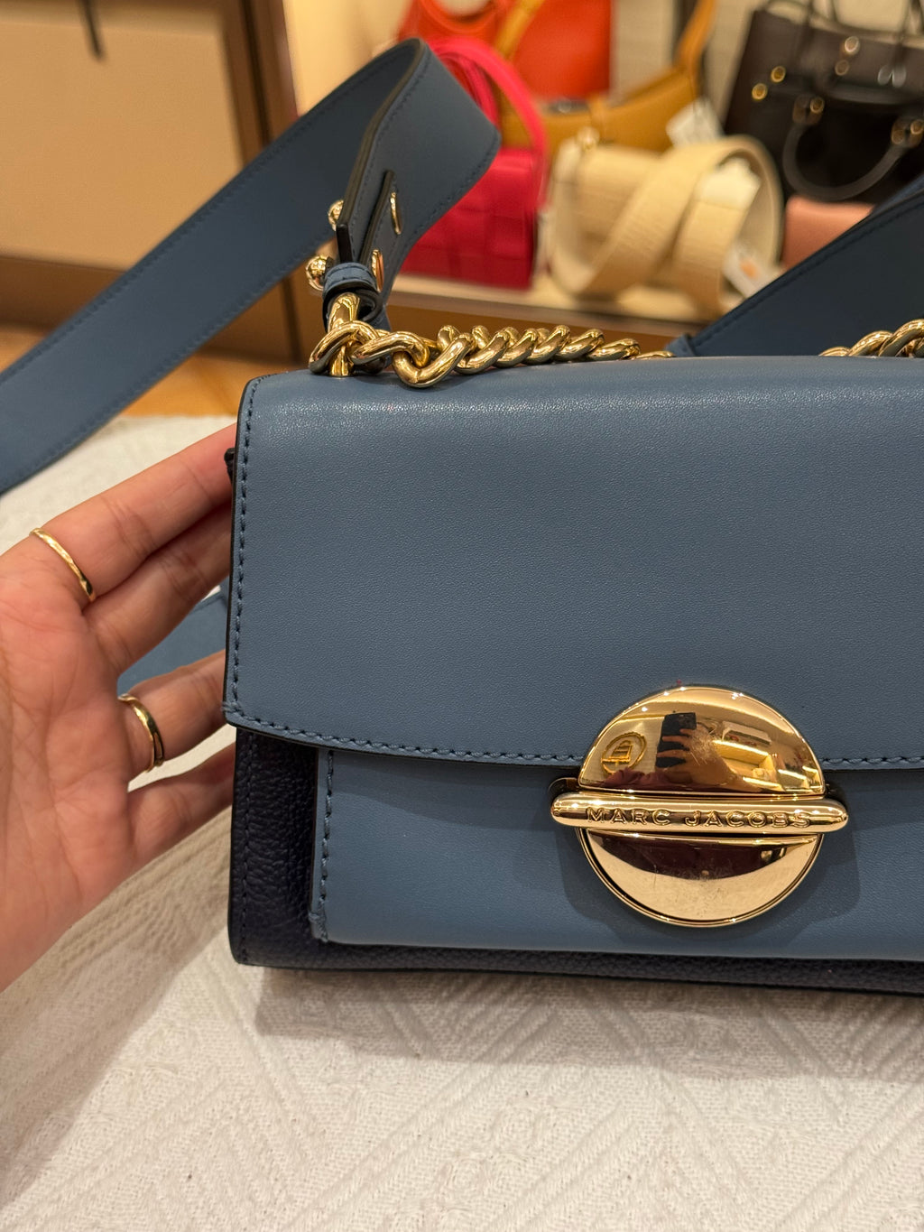Marc Jacob The Tuck Look Blue