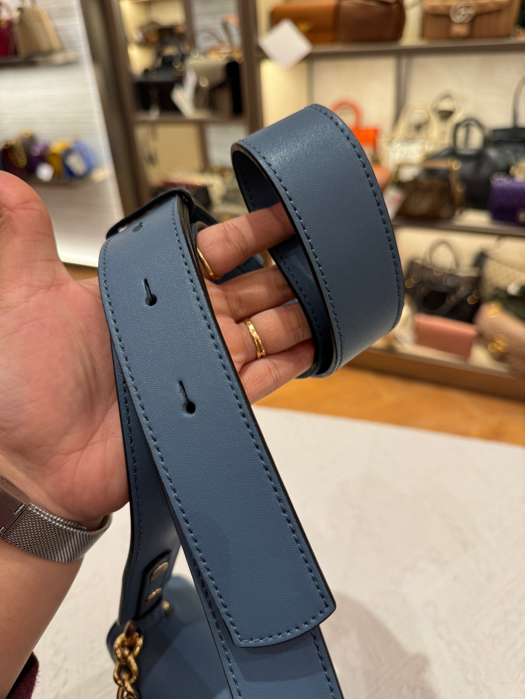 Marc Jacob The Tuck Look Blue
