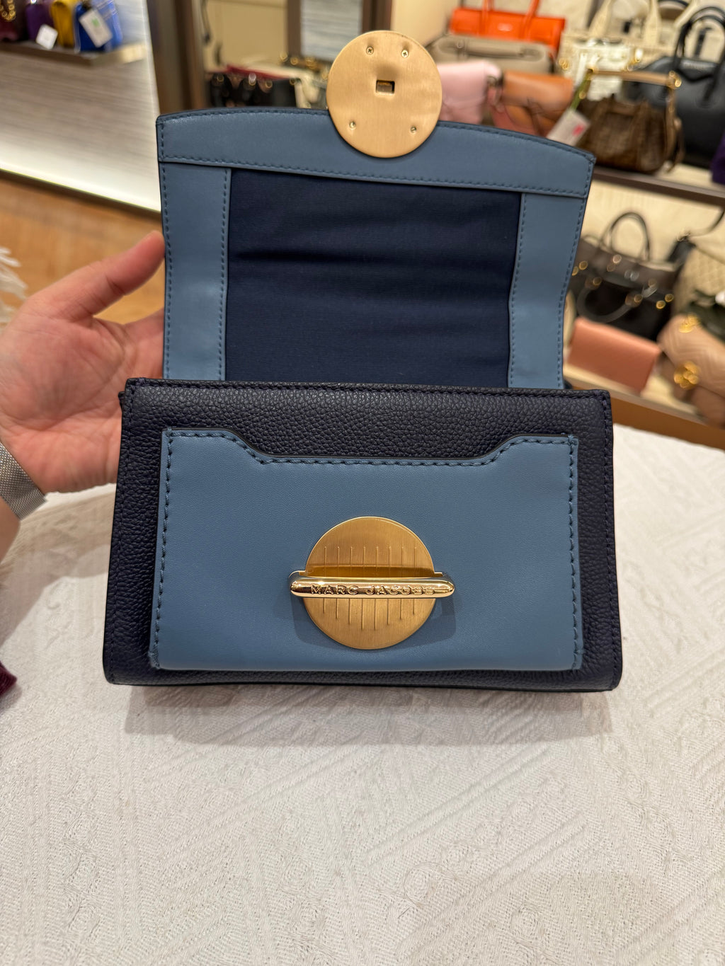 Marc Jacob The Tuck Look Blue