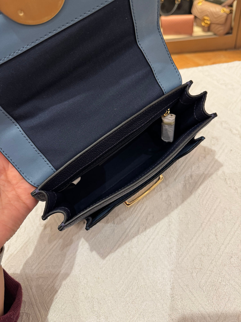 Marc Jacob The Tuck Look Blue