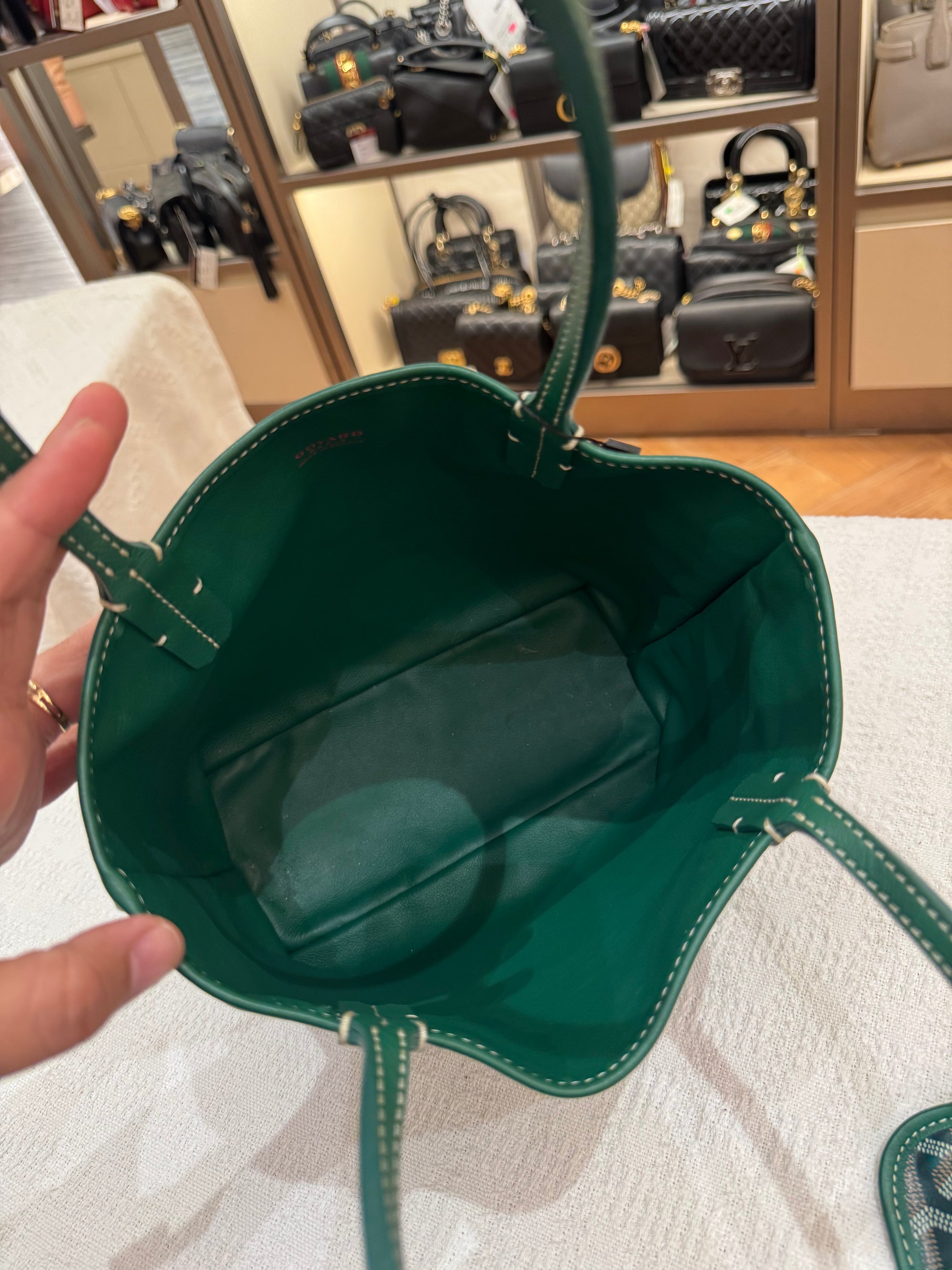 Goyard Anjou Mini Vert