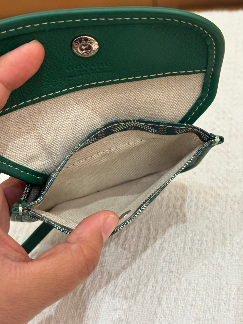 Goyard Anjou Mini Vert