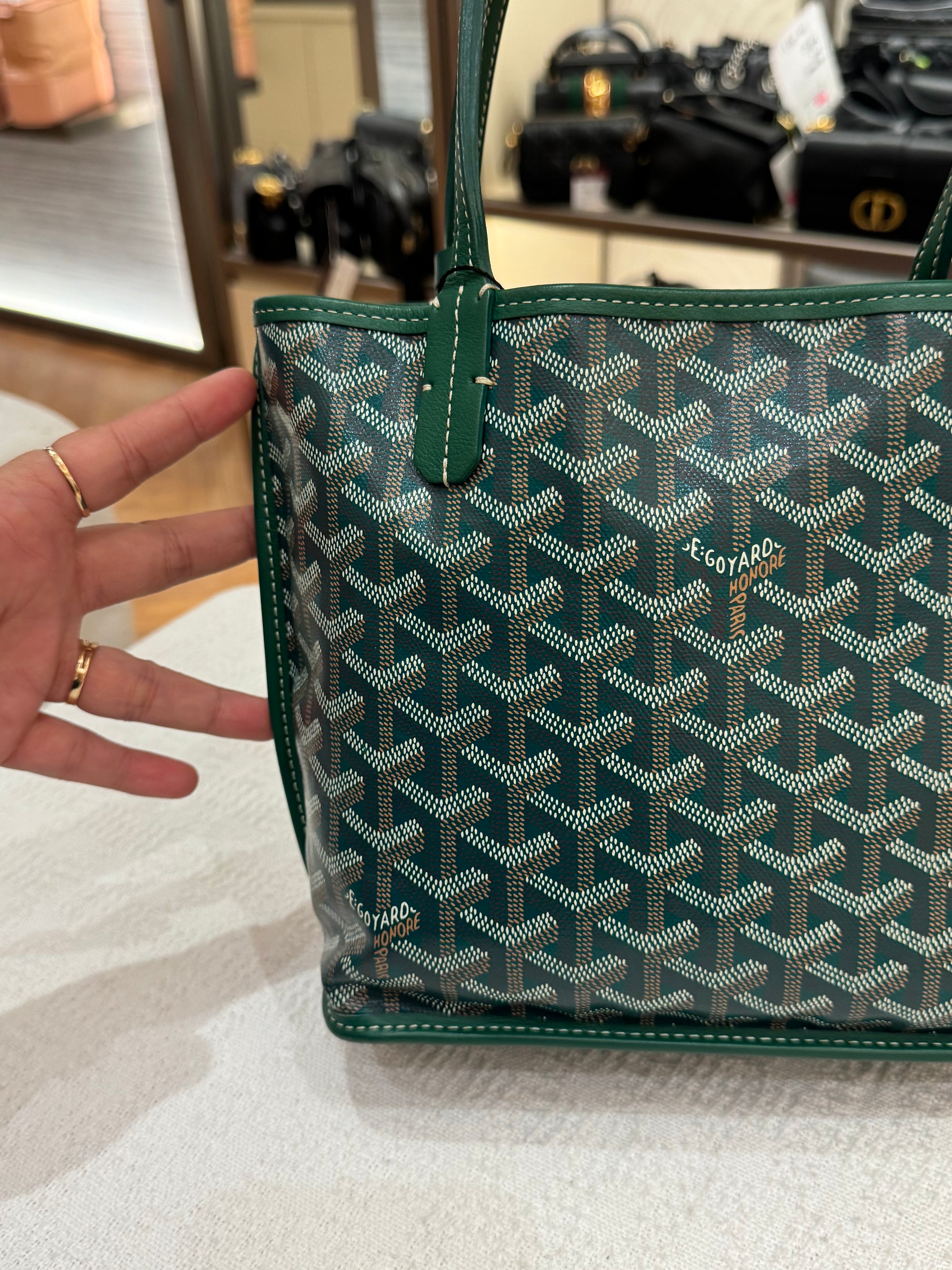 Goyard Anjou Mini Vert
