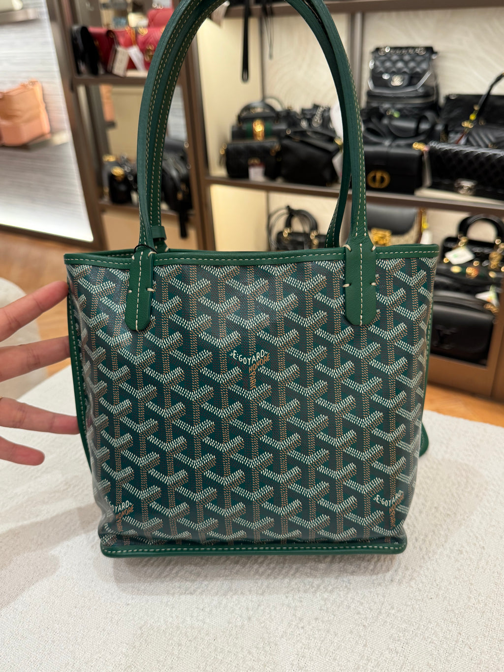 Goyard Anjou Mini Vert