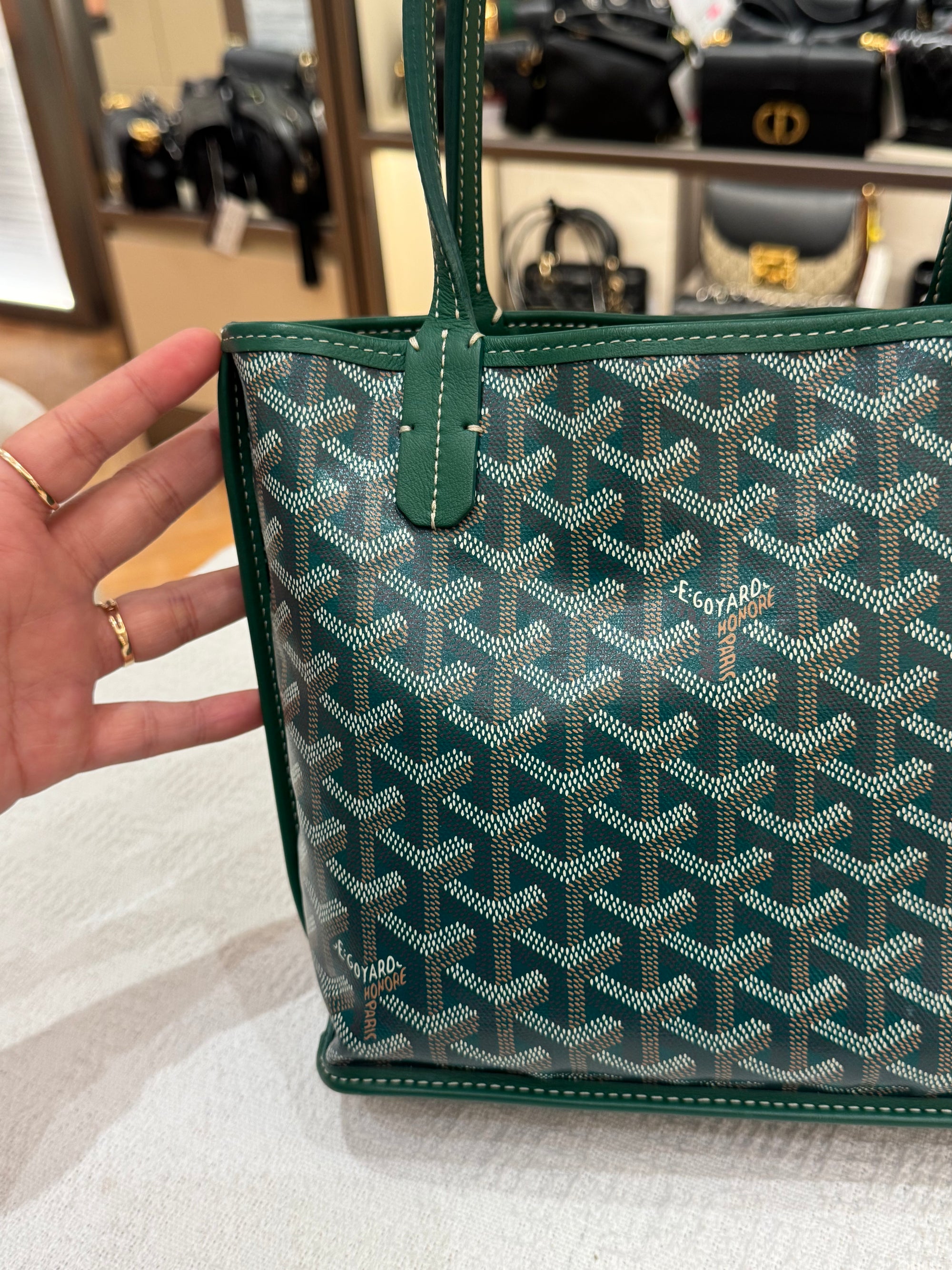 Goyard Anjou Mini Vert