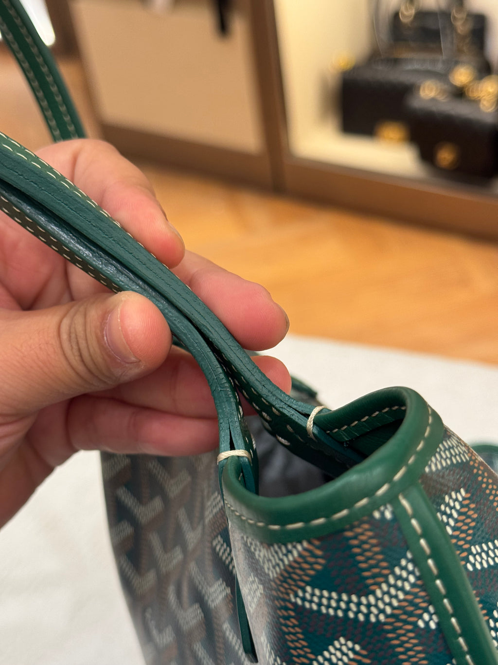 Goyard Anjou Mini Vert