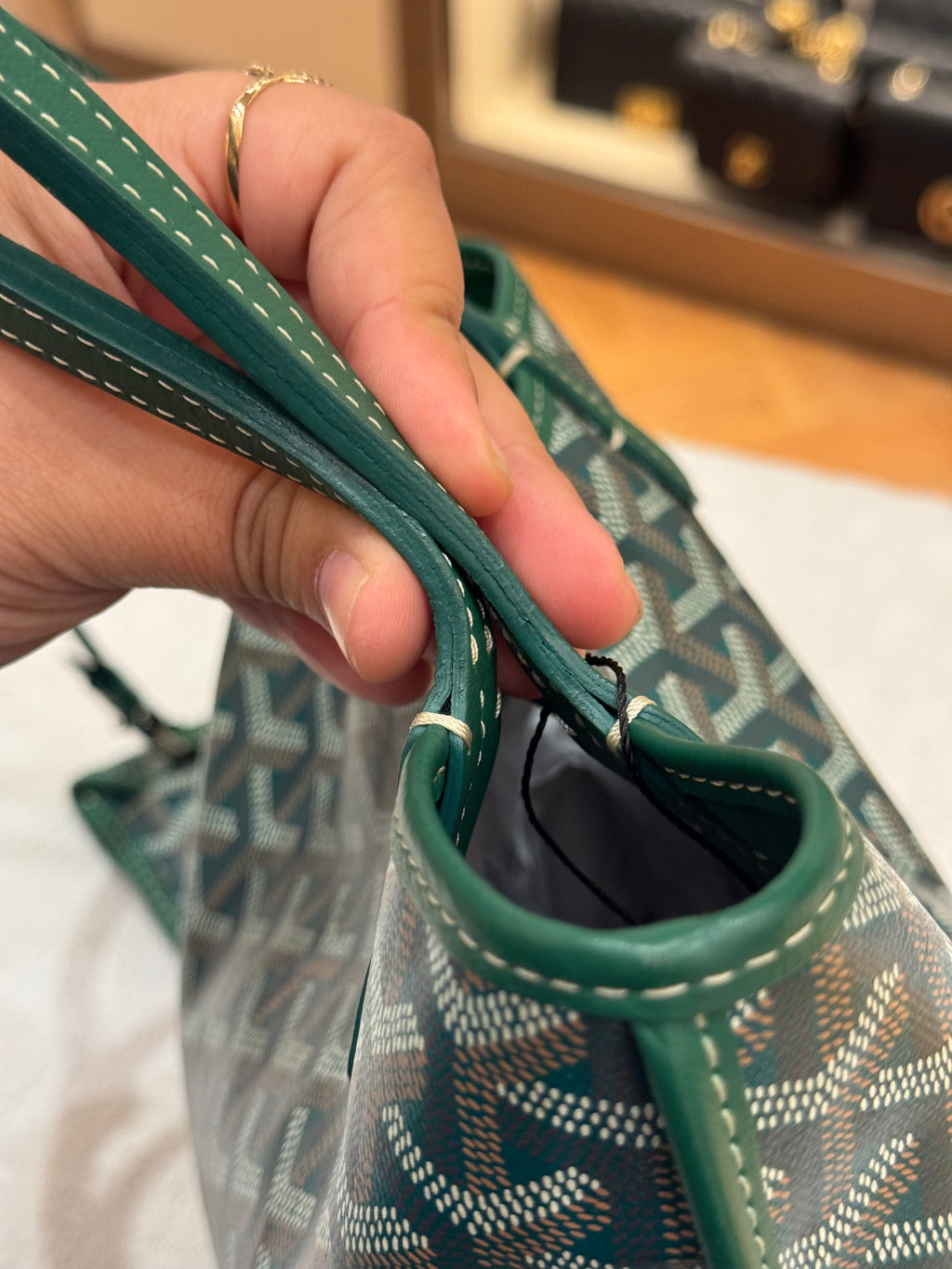 Goyard Anjou Mini Vert