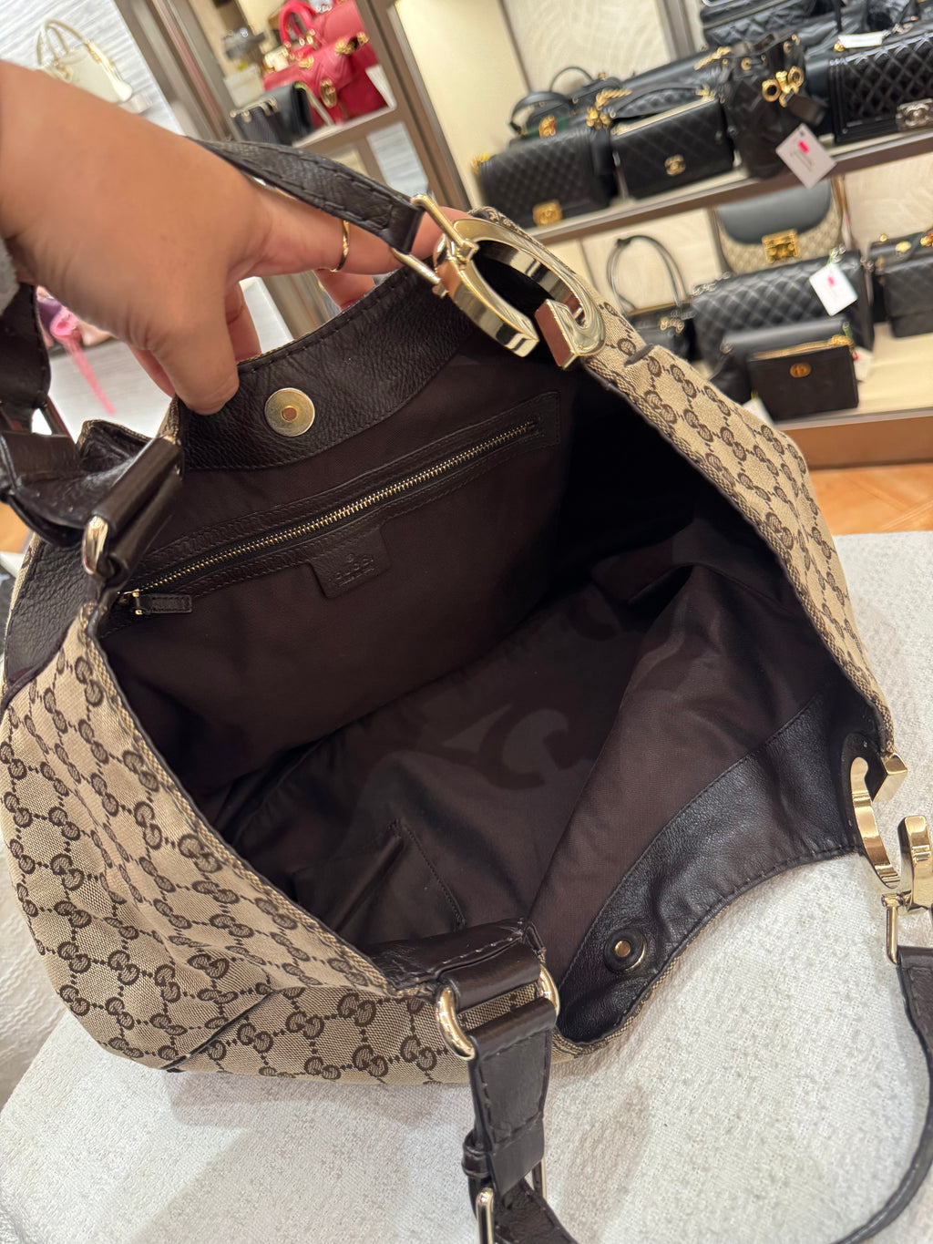Gucci Charlotte Kanvas Hobo