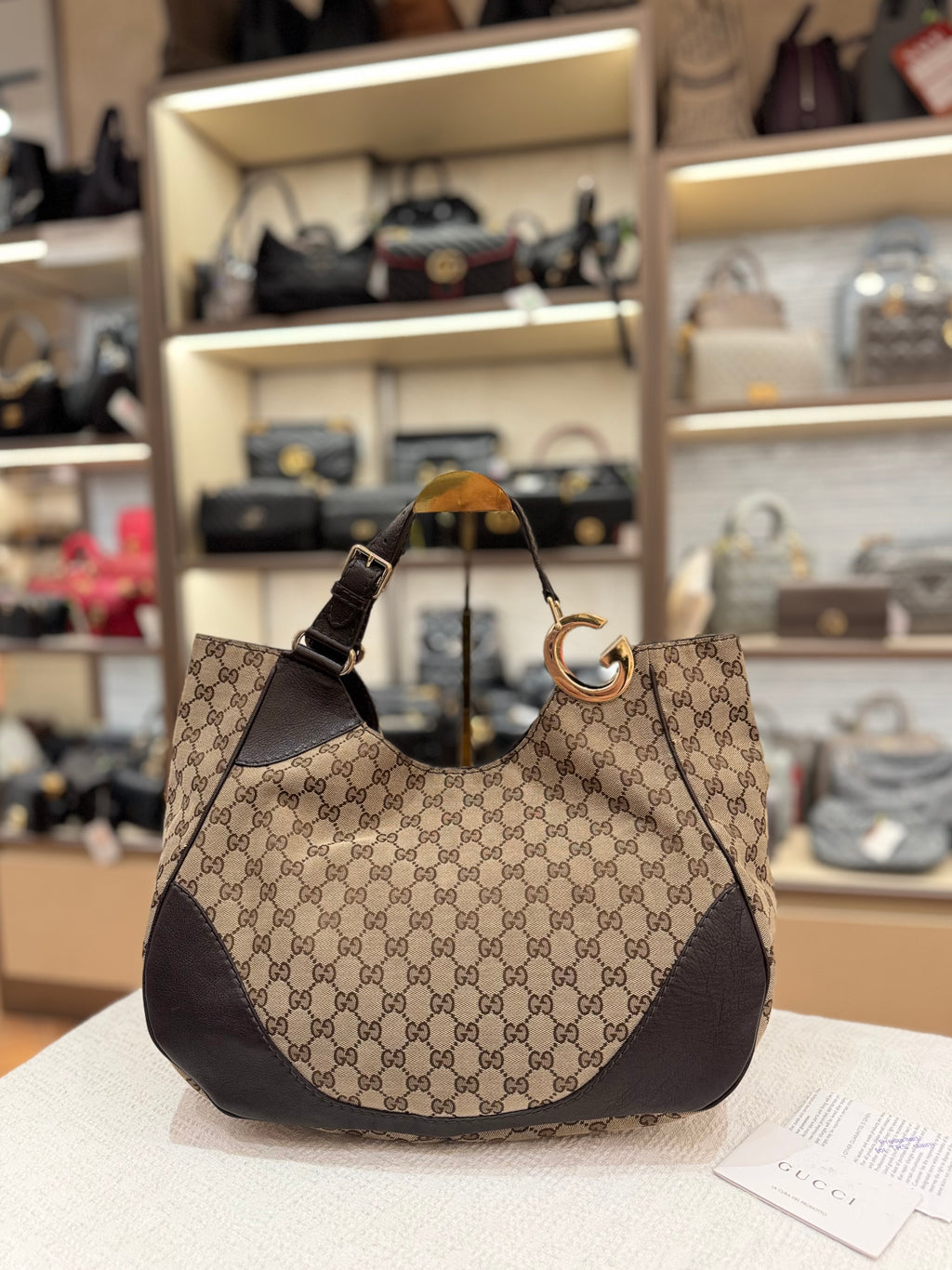 Gucci Charlotte Kanvas Hobo