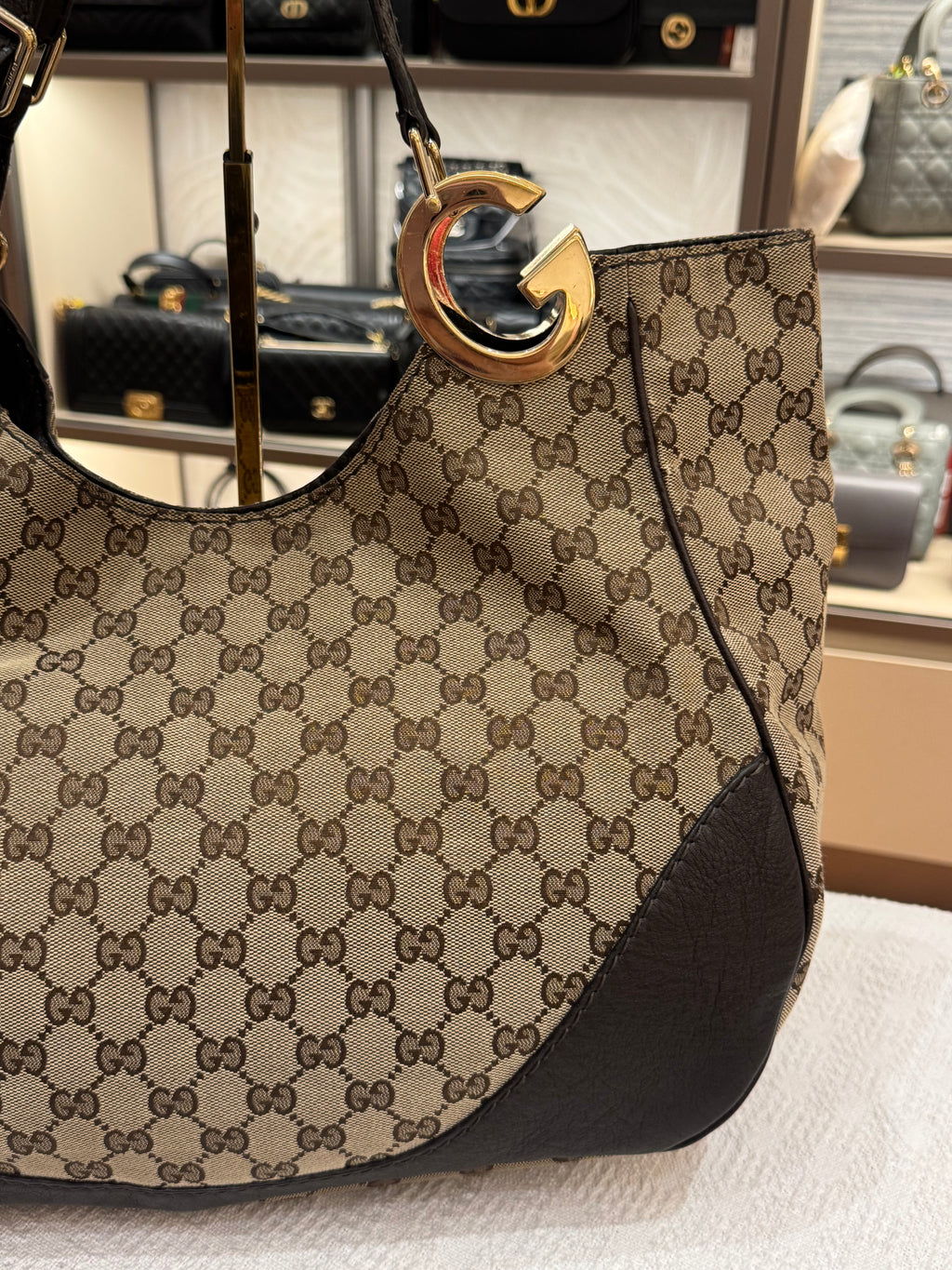 Gucci Charlotte Kanvas Hobo
