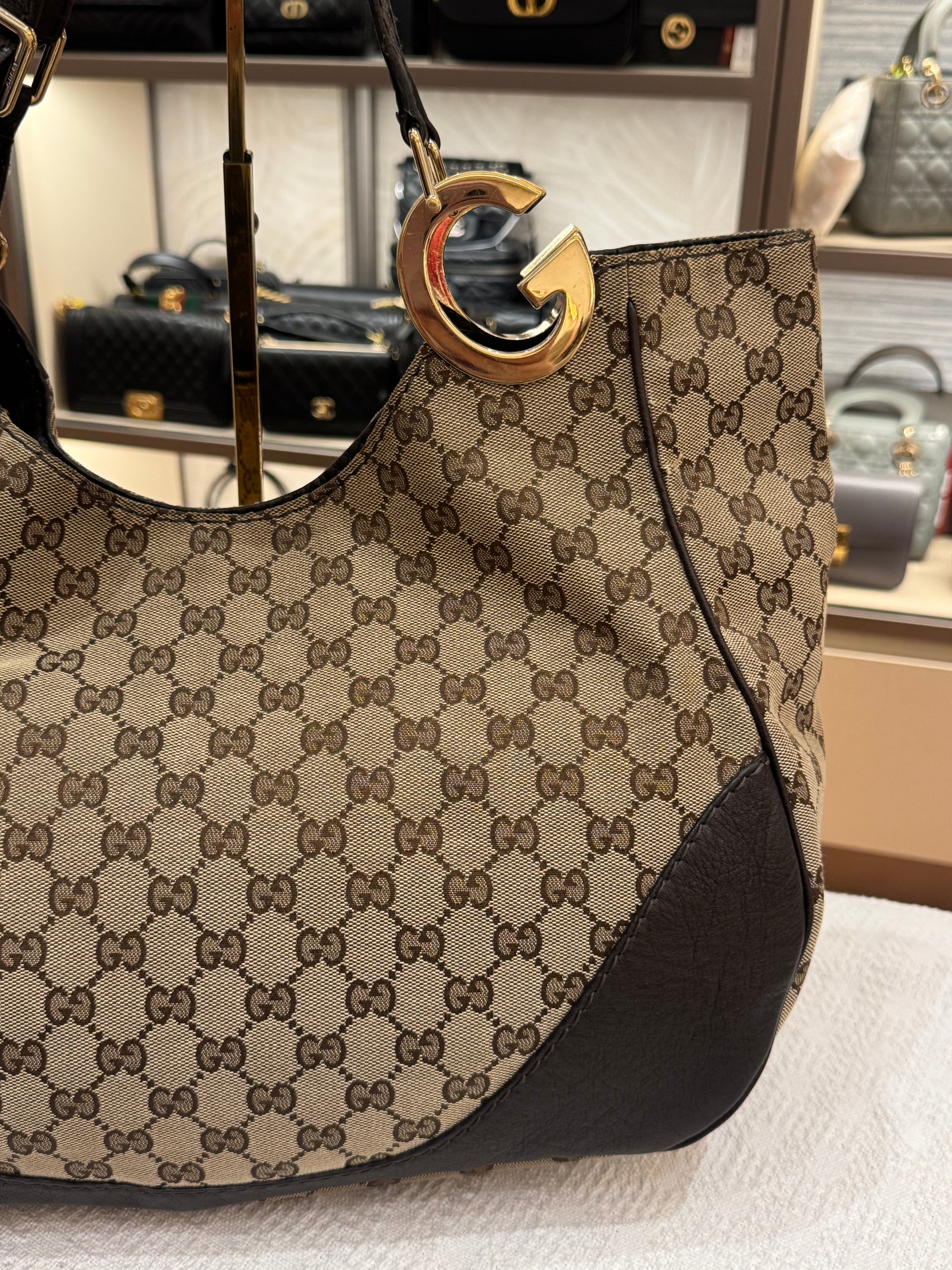 Gucci Charlotte Kanvas Hobo