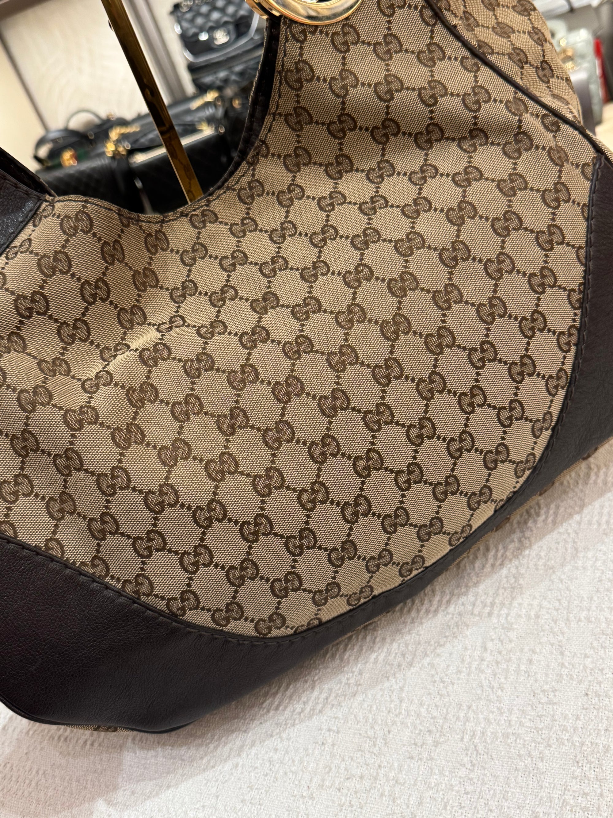 Gucci Charlotte Kanvas Hobo